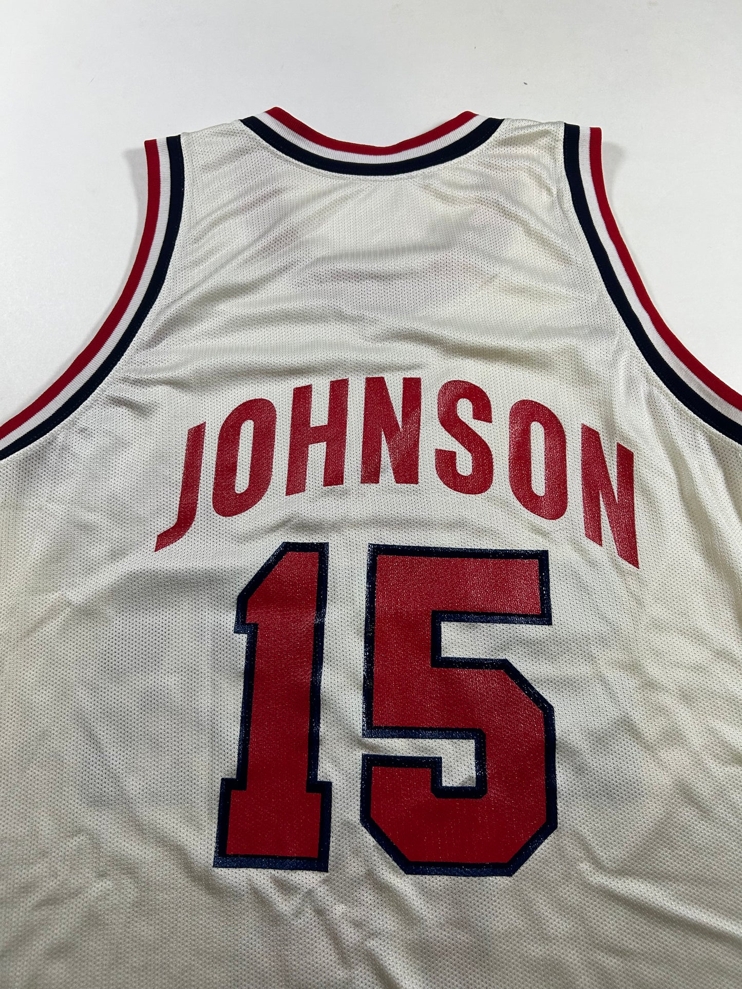 Vintage 1992 Team USA Olympics Dream Team Magic Johnson #15 Basketball Jersey 40 Medium As Is