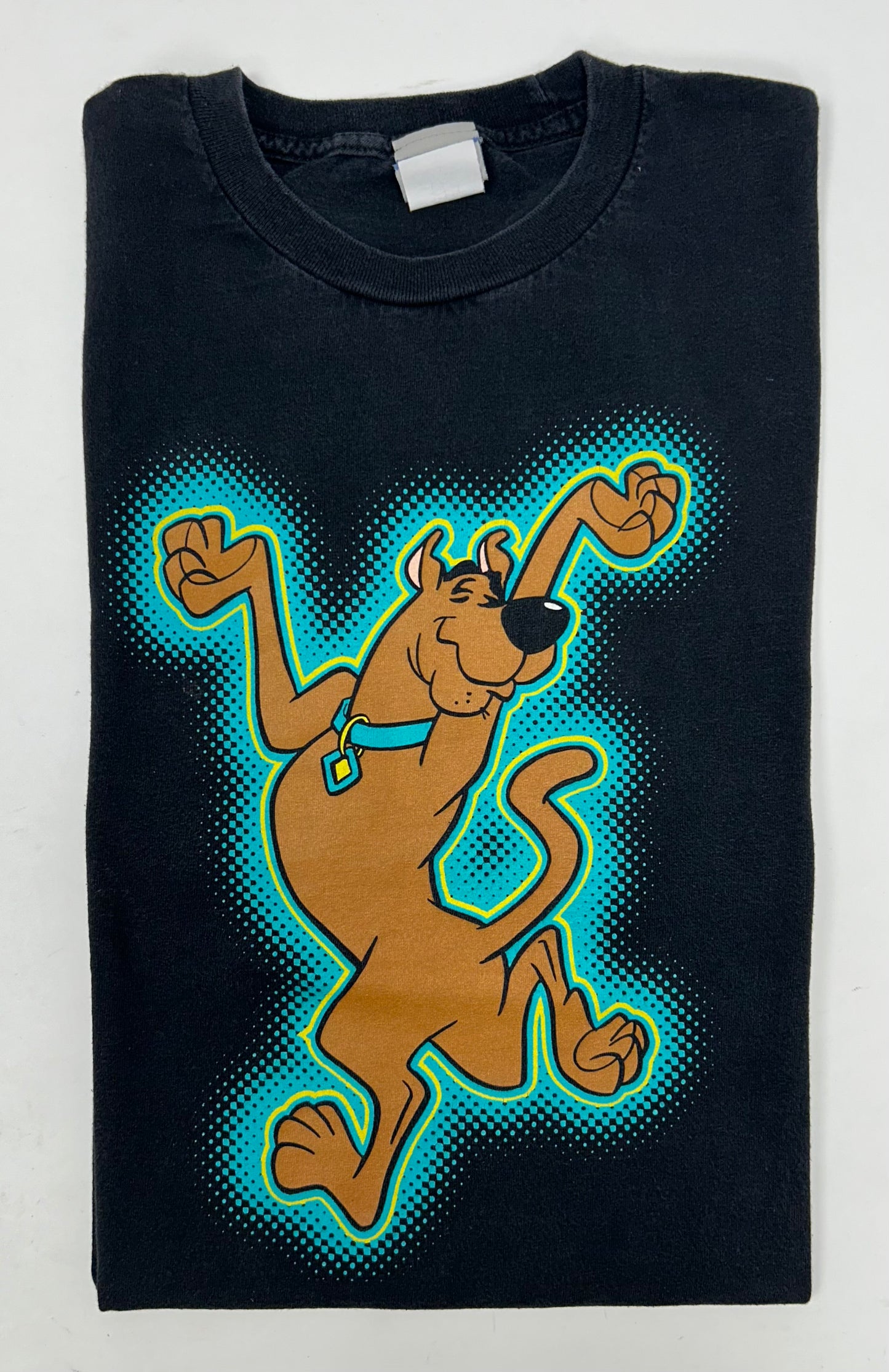 Vintage 2002 Scooby-Doo Scooby Doo Wear R U? Cartoon Network Scooby Tee 21x28 L/M Fit