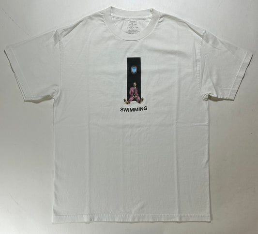 2018 Mac Miller Swimming Album Promo Tee Large 21.25x28.5 Inches White