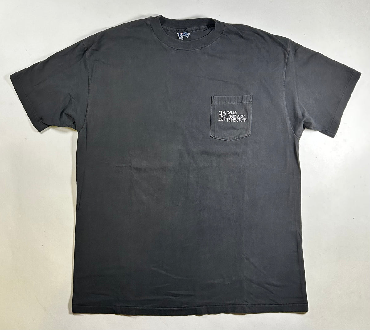 Vintage The Tows The Vineyard September 92 Pocket Tee XL 24x31.5 Inches Hanes Beefy-T