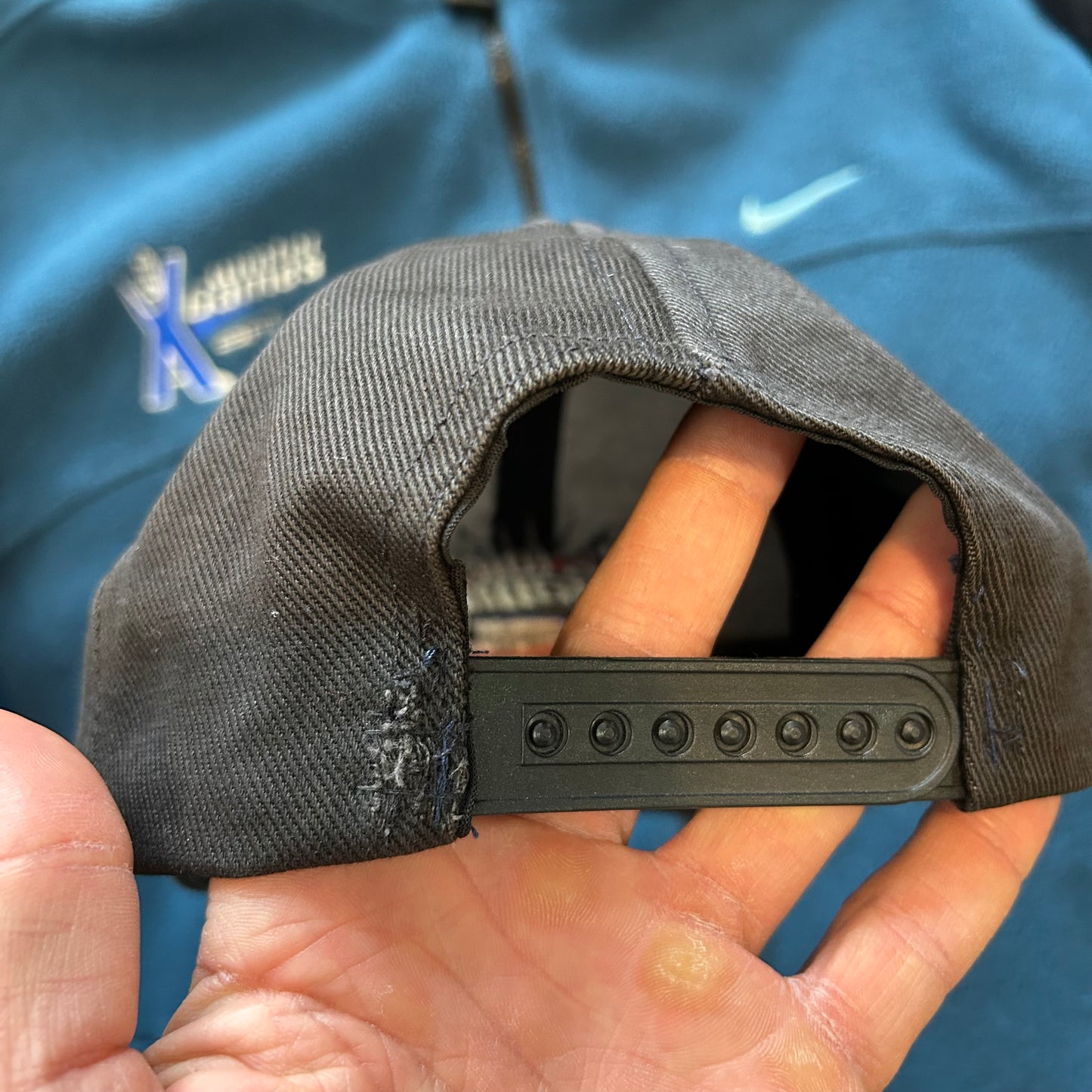 Vintage Winter X Games ESPN ESPN2 Promo SnapBack Hat With Replacement Snaps Faded Black