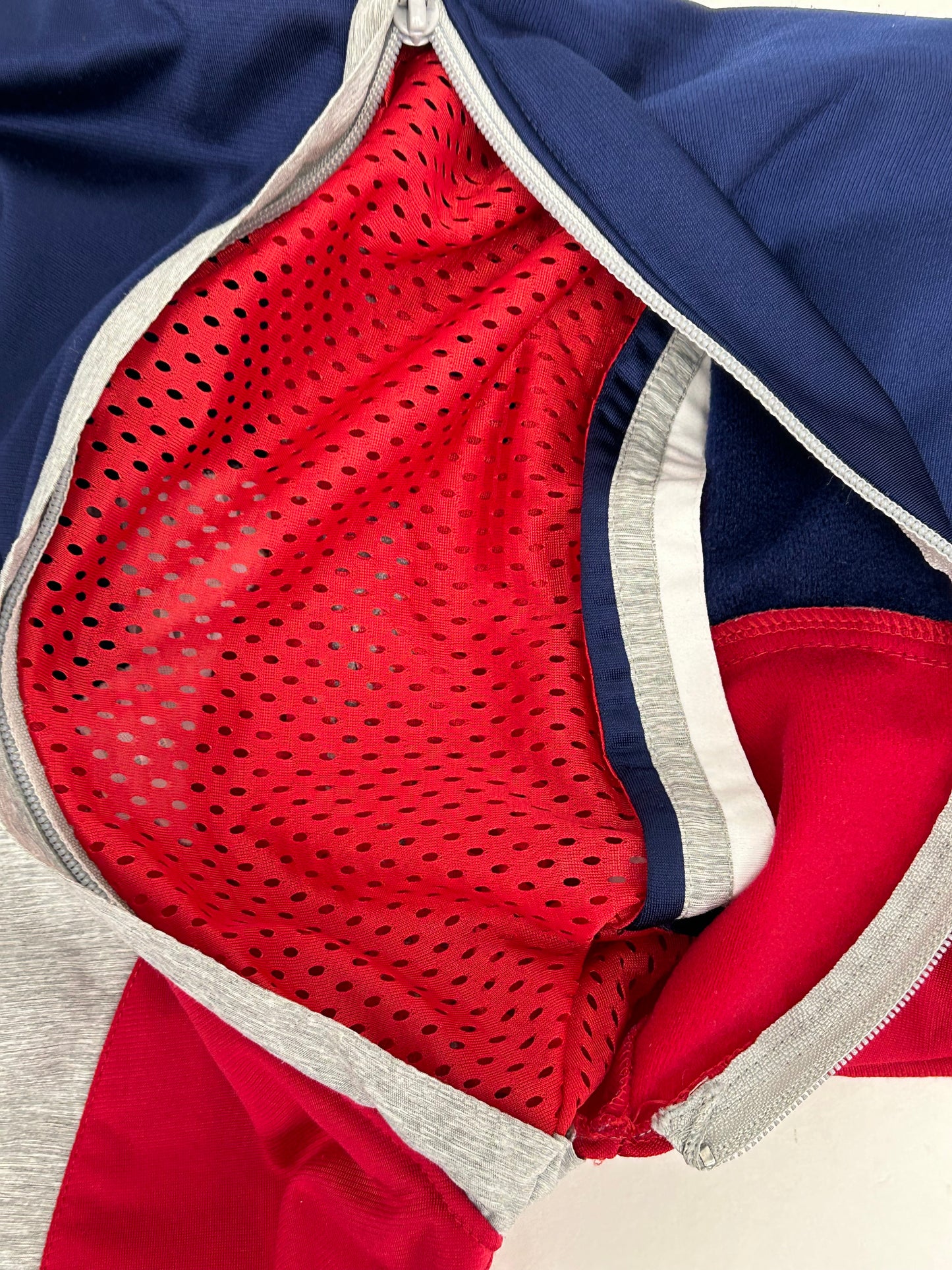 Vintage Adidas Track Jacket Zip Off Sleeves Medium 25x27.75 Inches Three Stripes