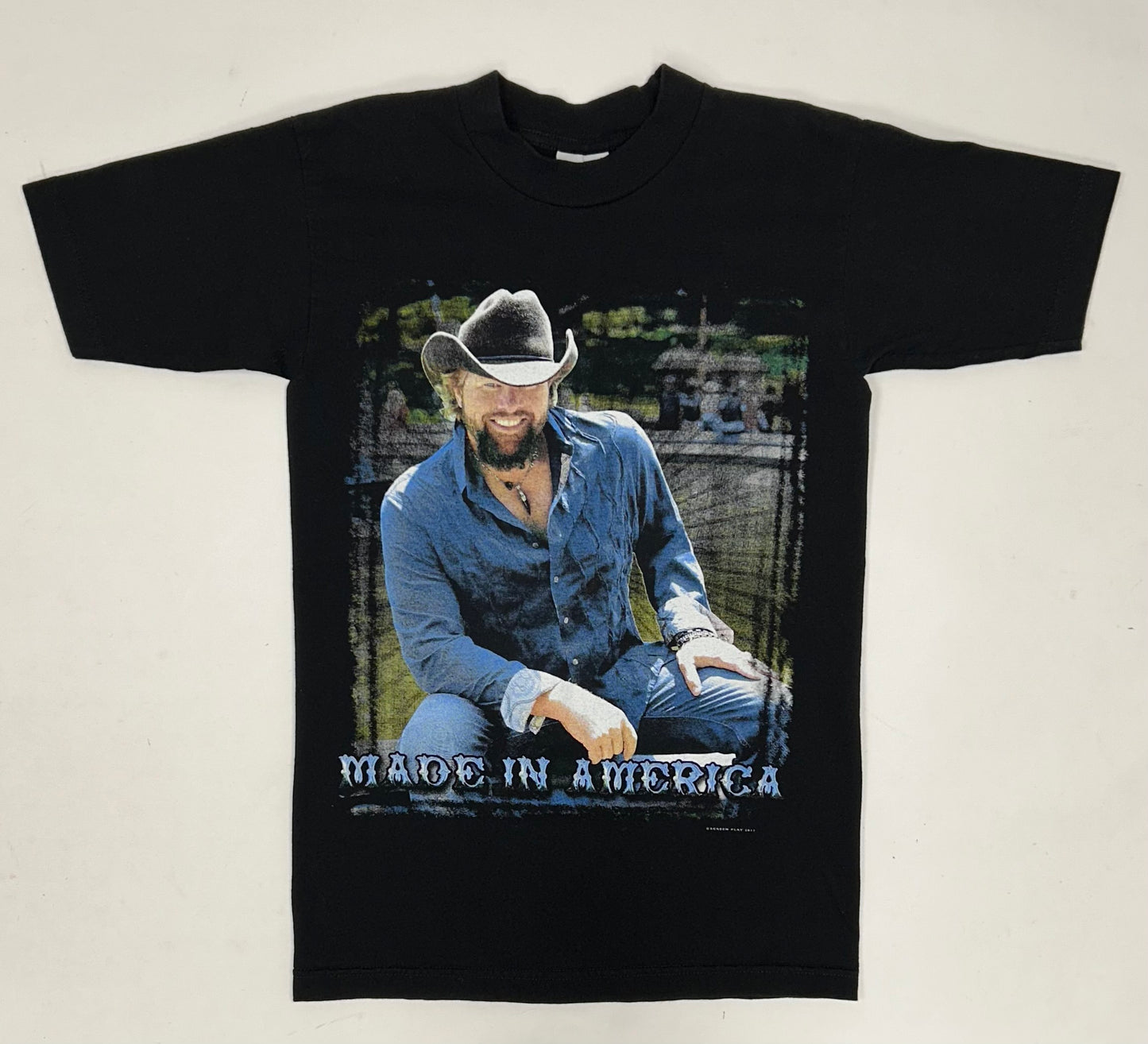 Vintage Toby Keith Locked and Loaded 2011 Made In America Tour T-Shirt Smal