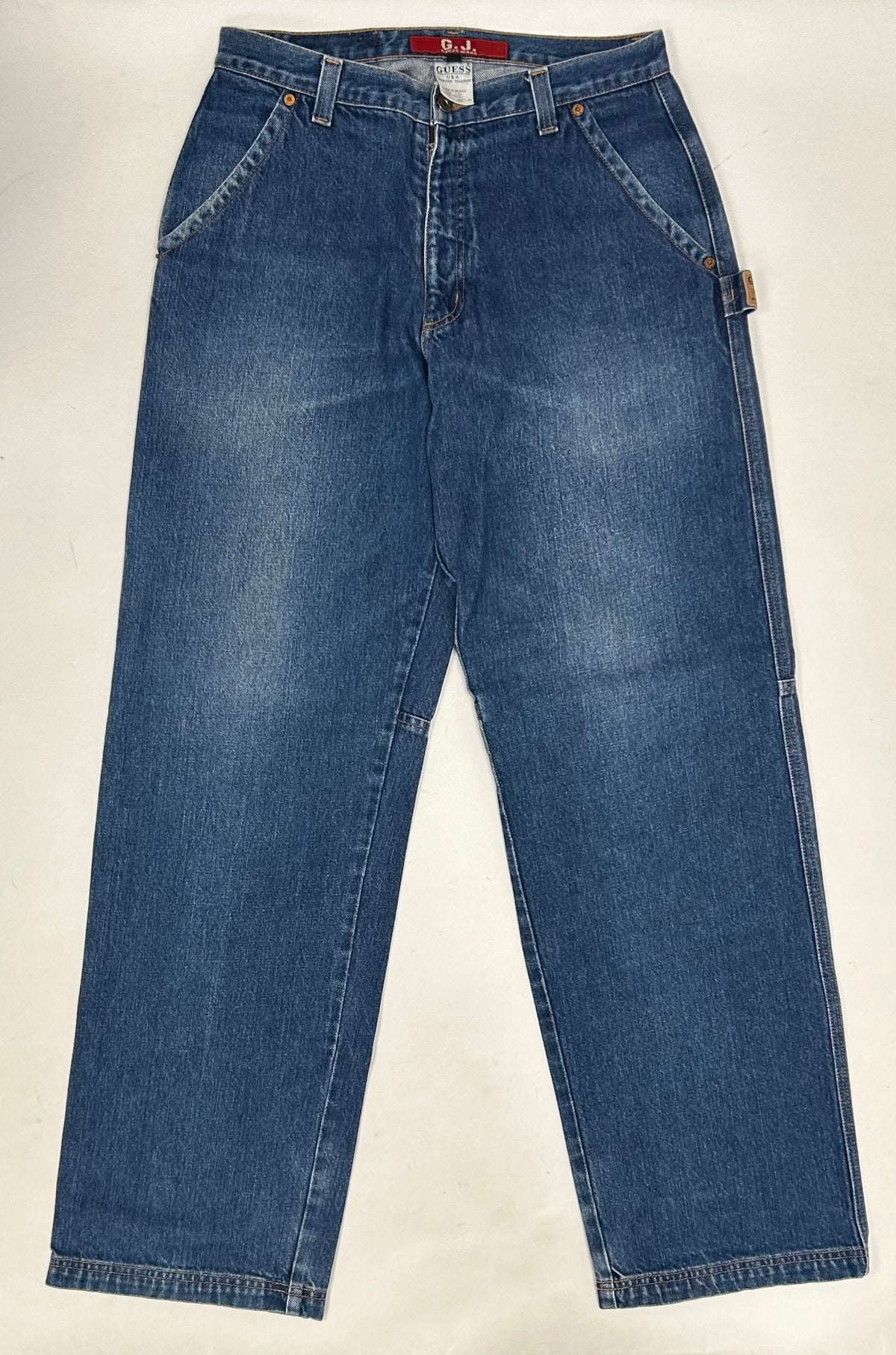 Guess Men’s Workwear D67-62W Carpenter Jeans Baggy Loose Fit Tagged 32 16x44.75 Inches