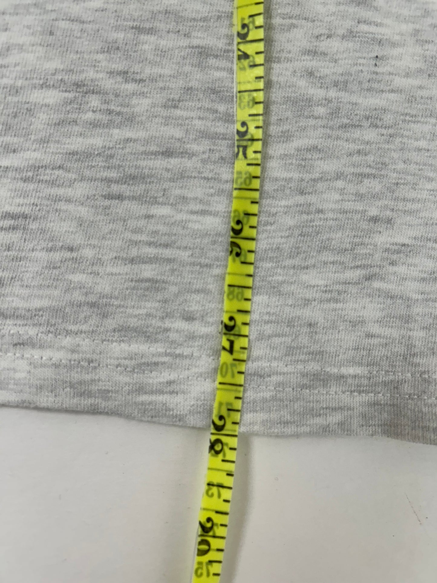 Edgewood NJ first edition “Deeper Than The Roots.” Tee 00s Hanes Beefy-T 99% Cotton 1% Other Fibers El Salvador Heather Gray