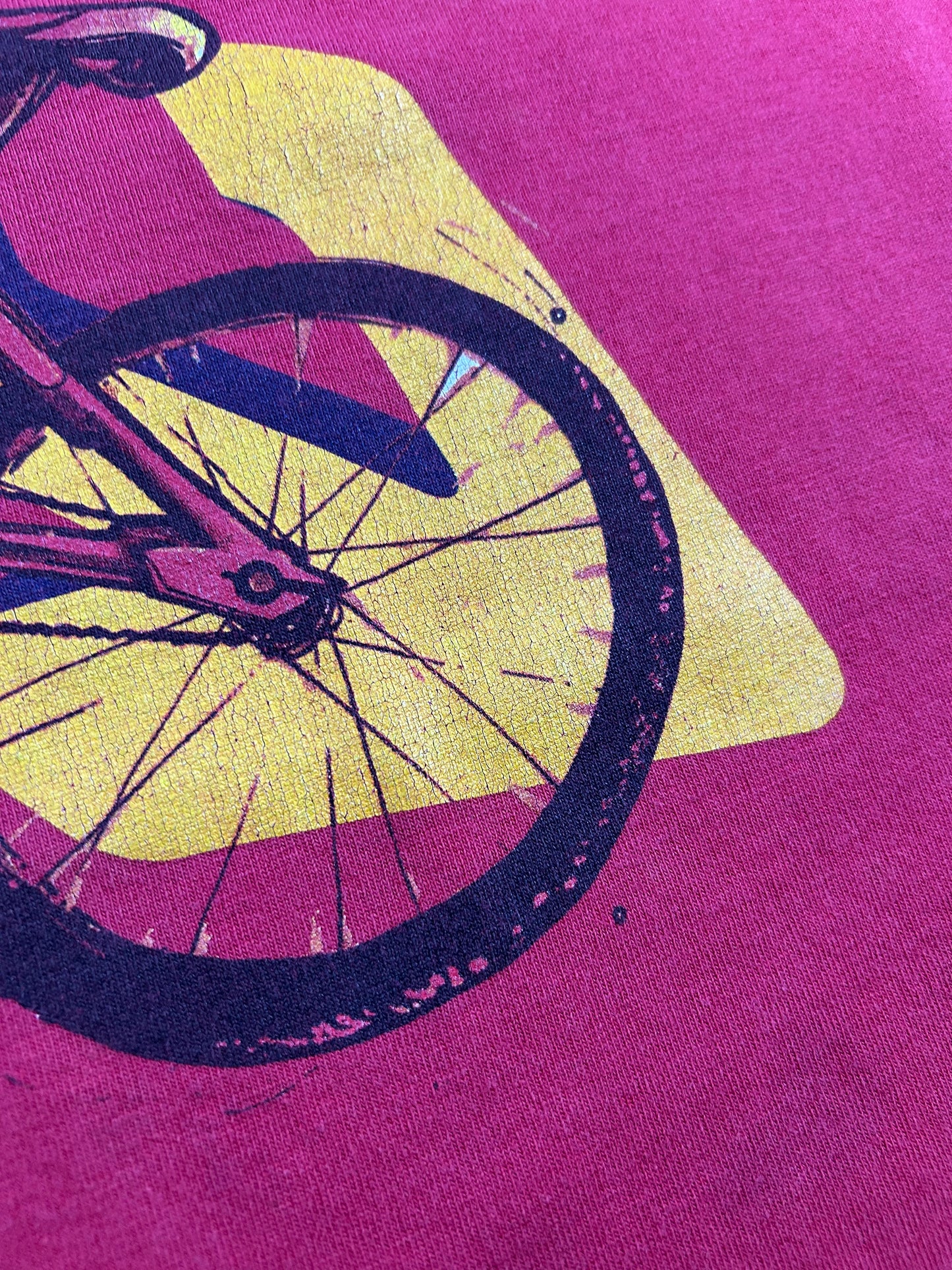 Vintage JNCO Jeans E85f BMX Bike Underground Substance 2001 Tee As Is Worn Has Wear & Marks XL 23.5x30.25 Inches
