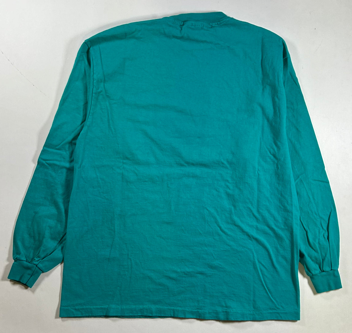 Vintage 1993 Oregon Road Runners Club Trail’s End 23rd Marathon Finisher Long Sleeve Tee Large 21.25x27.75 Inches