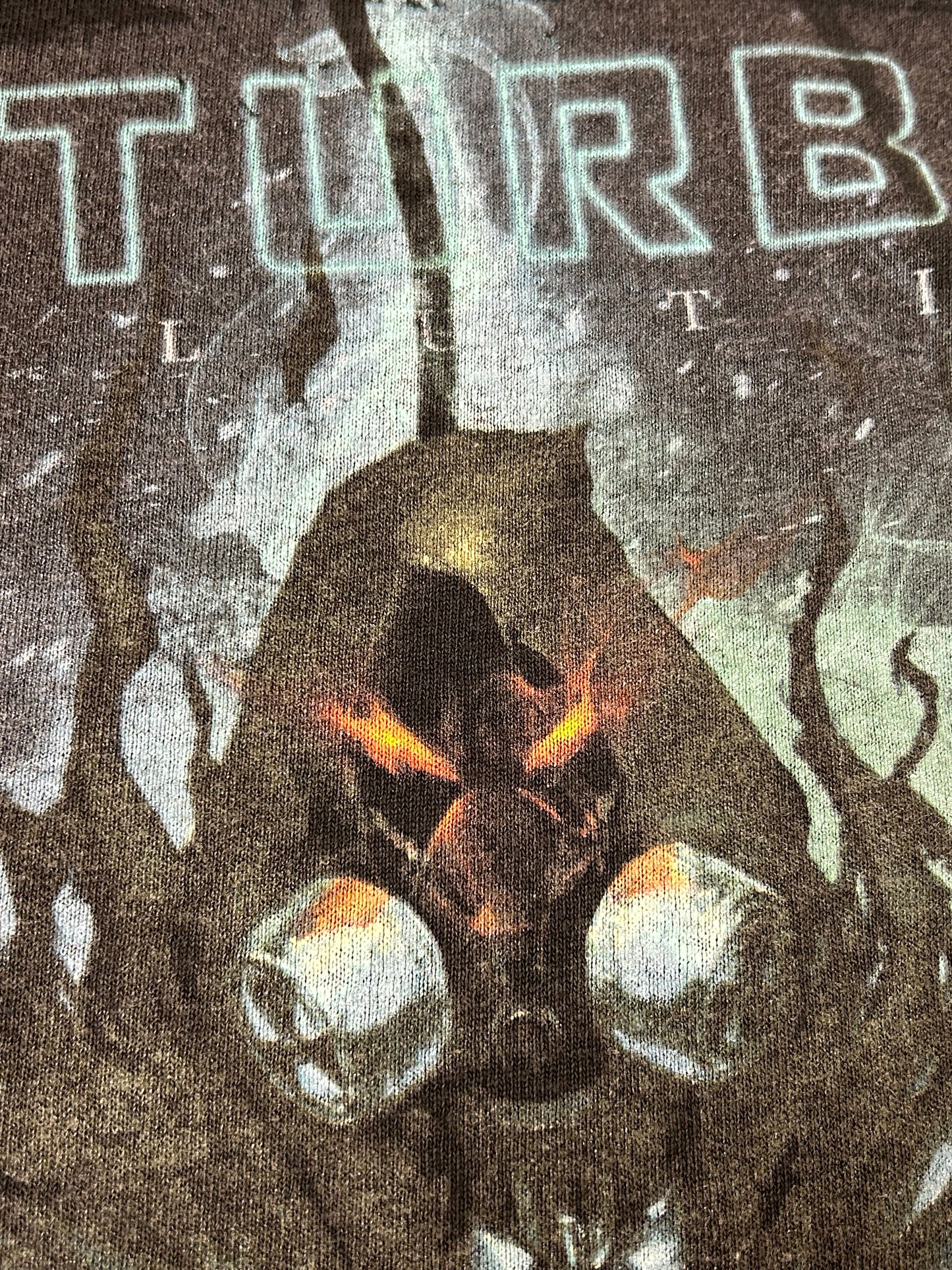 2019 Disturbed Evolution Tour Music Band Tee 2XL/3XL Fit 27.5x31.5 Inches As Is