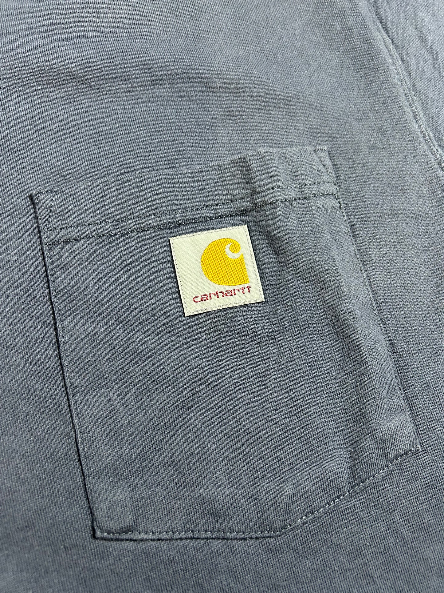 Carhartt Pocket T Shirt Mens Medium Blue Workwear Loose Fit Spring 2025 Medium/Large Fit 22.25x29.25 Inches
