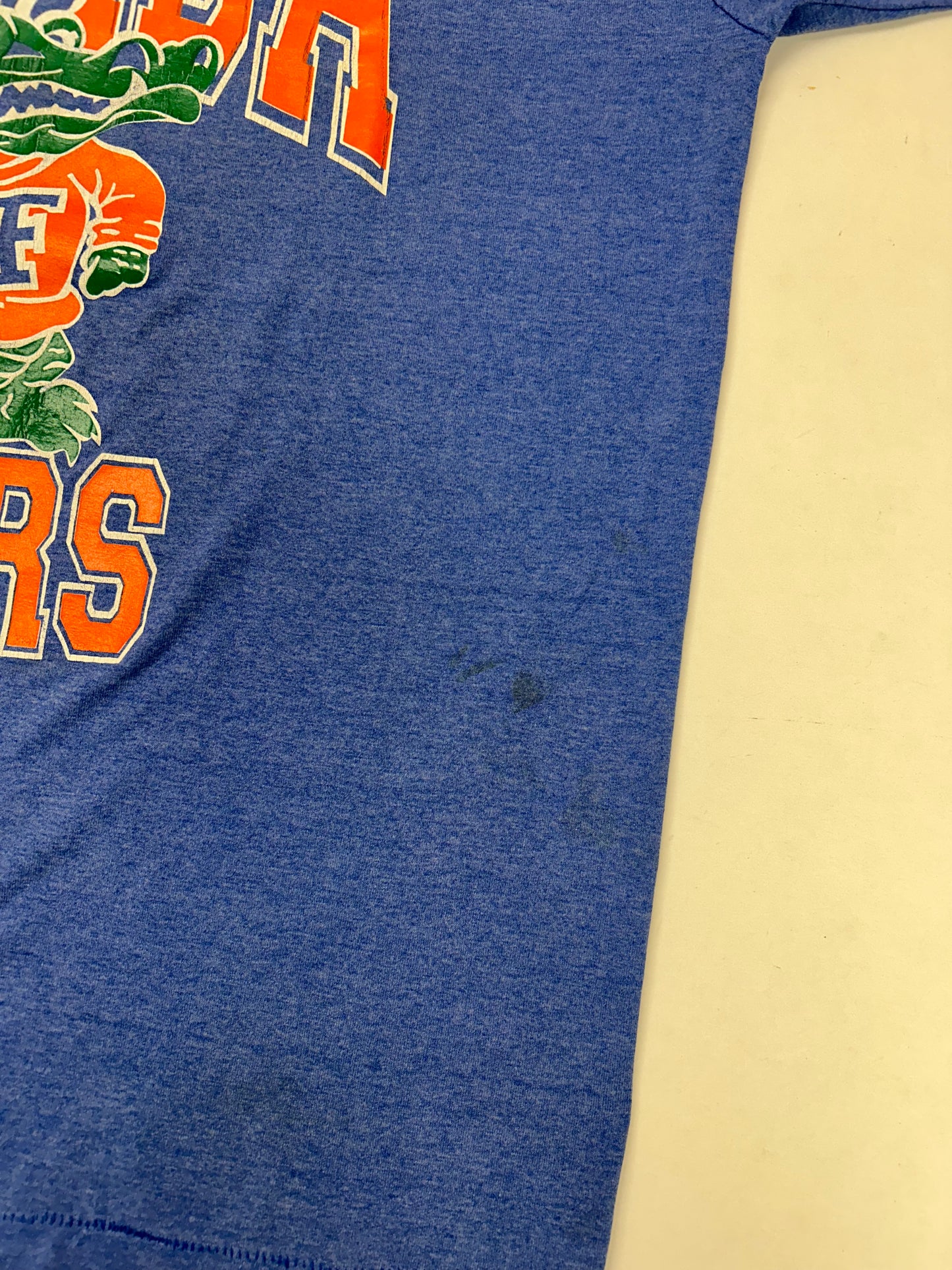 Vintage 90s Florida Gators College Tee XL Fit 23.75x31.25 Has Wear & Staining As Is