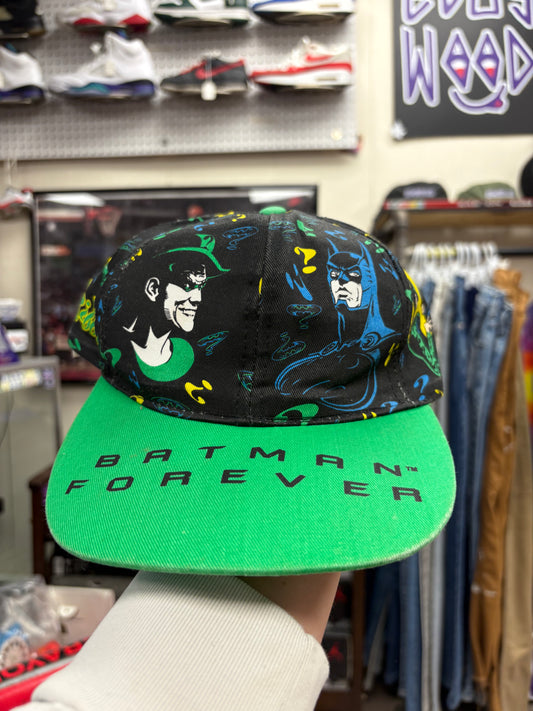 Vintage Batman Forever Logo 7 Riddler/Batman Print SnapBack