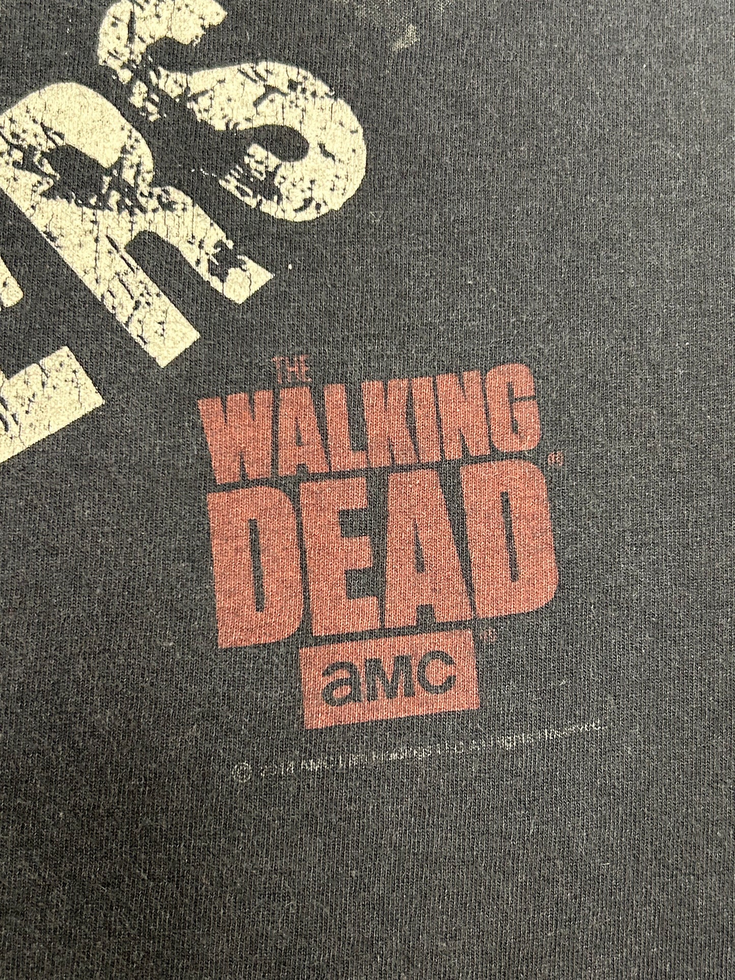 The Walking Dead Shirt All My Friends Are Walkers 2014 AMC Promo Tee Large Black