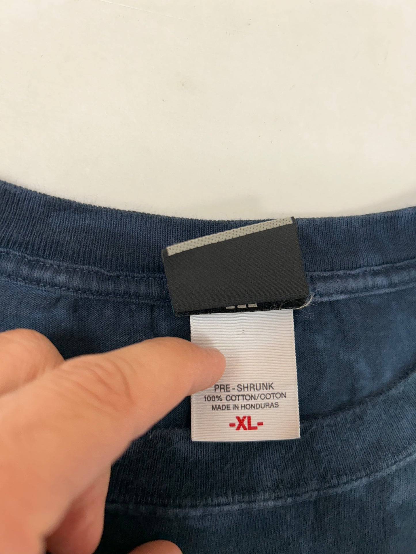 Vintage 00s Liquid Blue Led Zeppelin Physical Graffifi Music Band Tie-Dye Tee XL Big Fit Anvil Tag 25x29.5 Inches