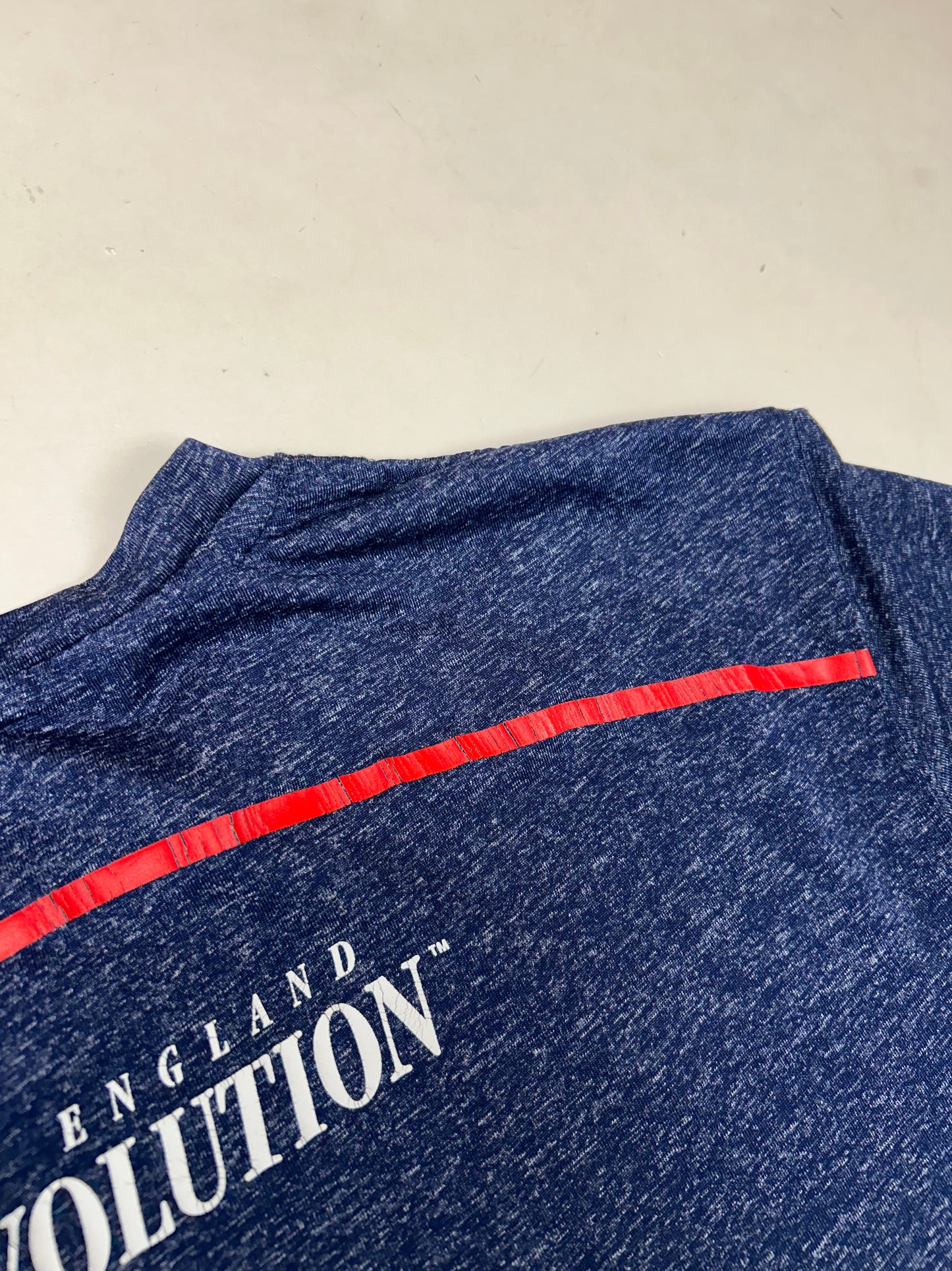 2015 New England Revolution MLS Adidas Soccer Jersey Training Shirt Medium 19x27.5 Inches