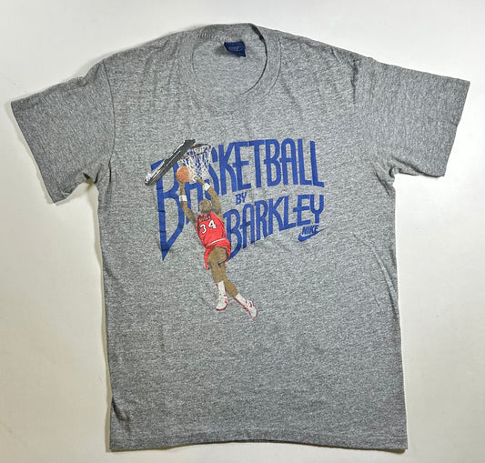 Vintage Nike Basketball By Barkley Charles Barkley Philadelphia 76ers Tee M/L