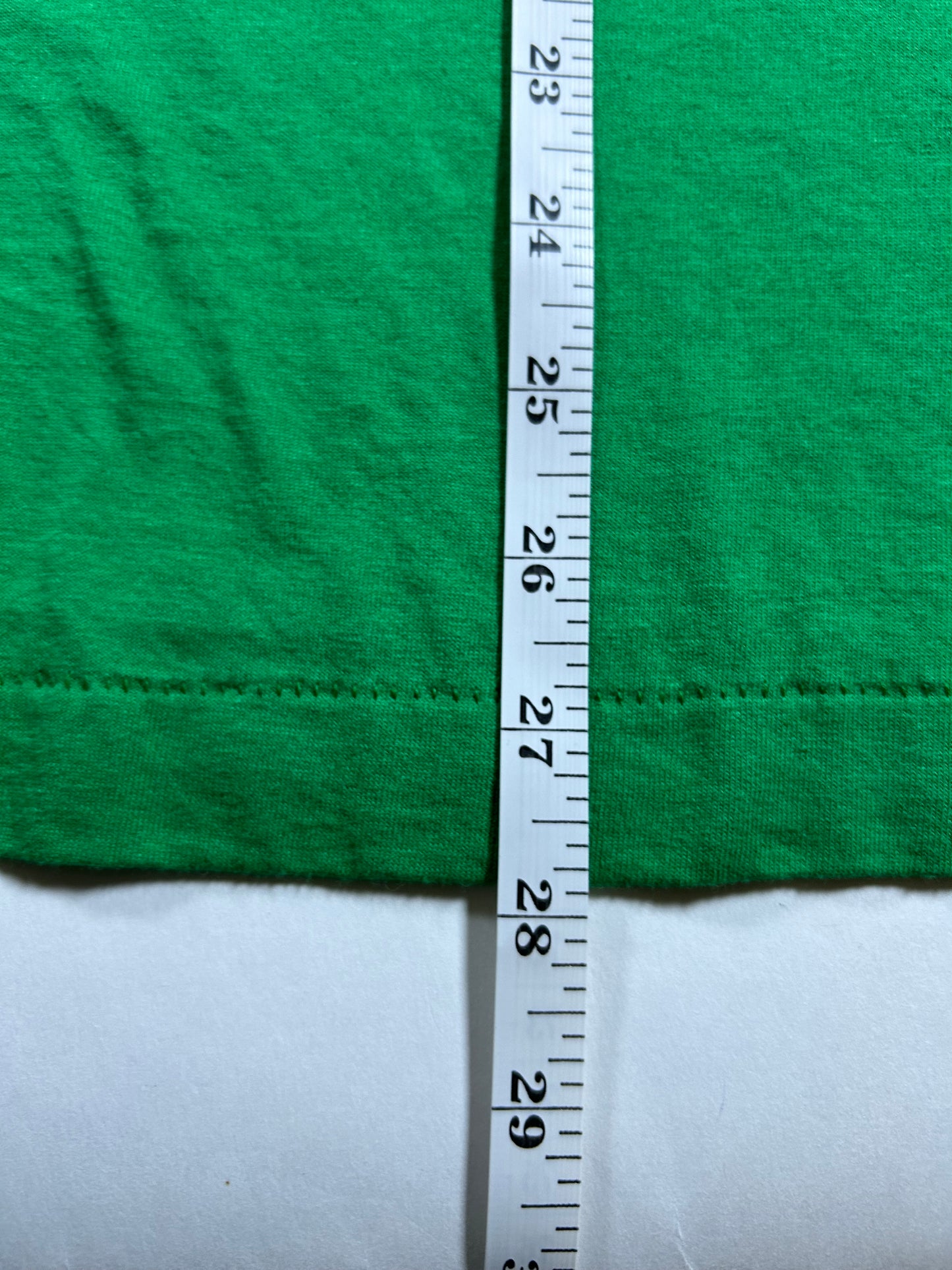 Vintage Princeton Free Wheelers Princeton University Bicycling Event Tee Large 21.5x27.75 Inches Green