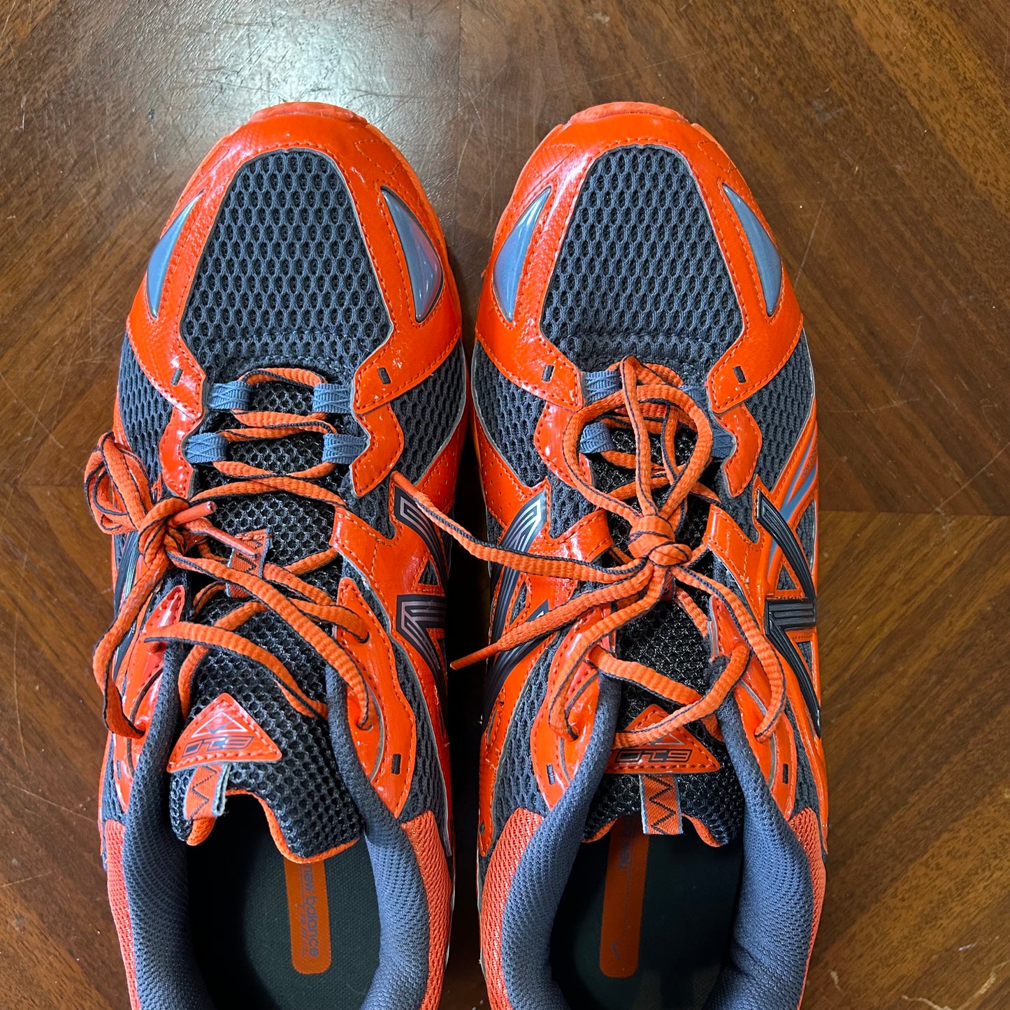 New Balance 610 v1 Running Poppy ML610TB Orange Grey Men's Size 12 As Is No Box