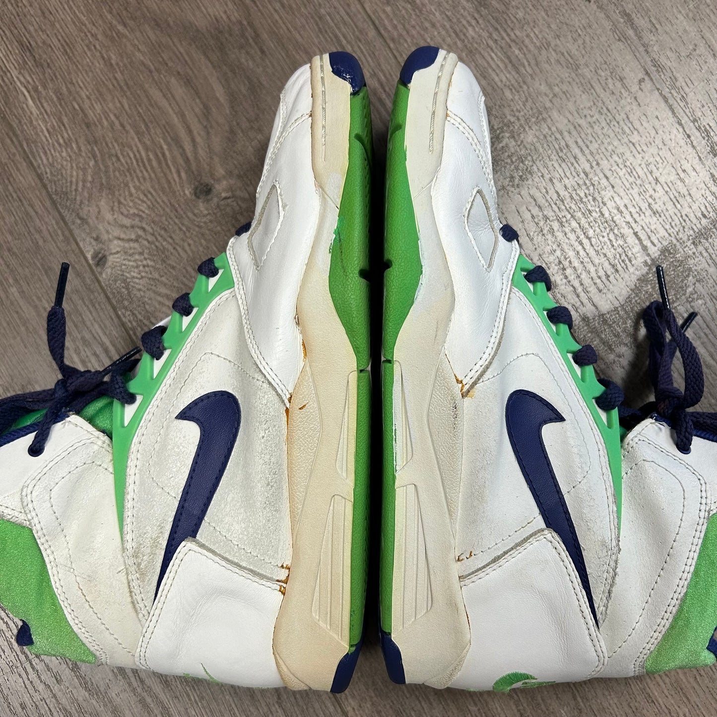 Vintage Nike Air Sabre Flight High 8.5 Basketball Sneaker 1991 As Is 910204 PF