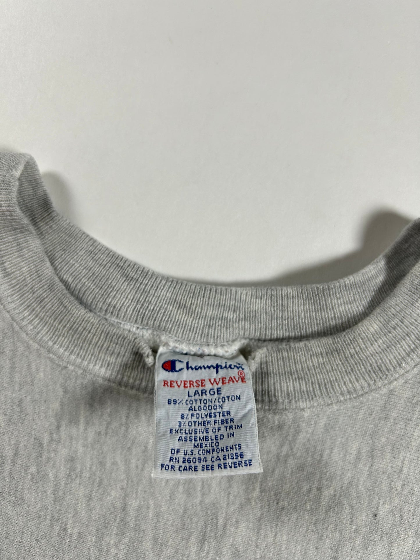 Vintage Buffalo Sabres NHL Champion Reverse Weave Crewneck Sweatshirt 21.75x27.5 Inches Mediumish/Smallish Fit As Is Has Wear