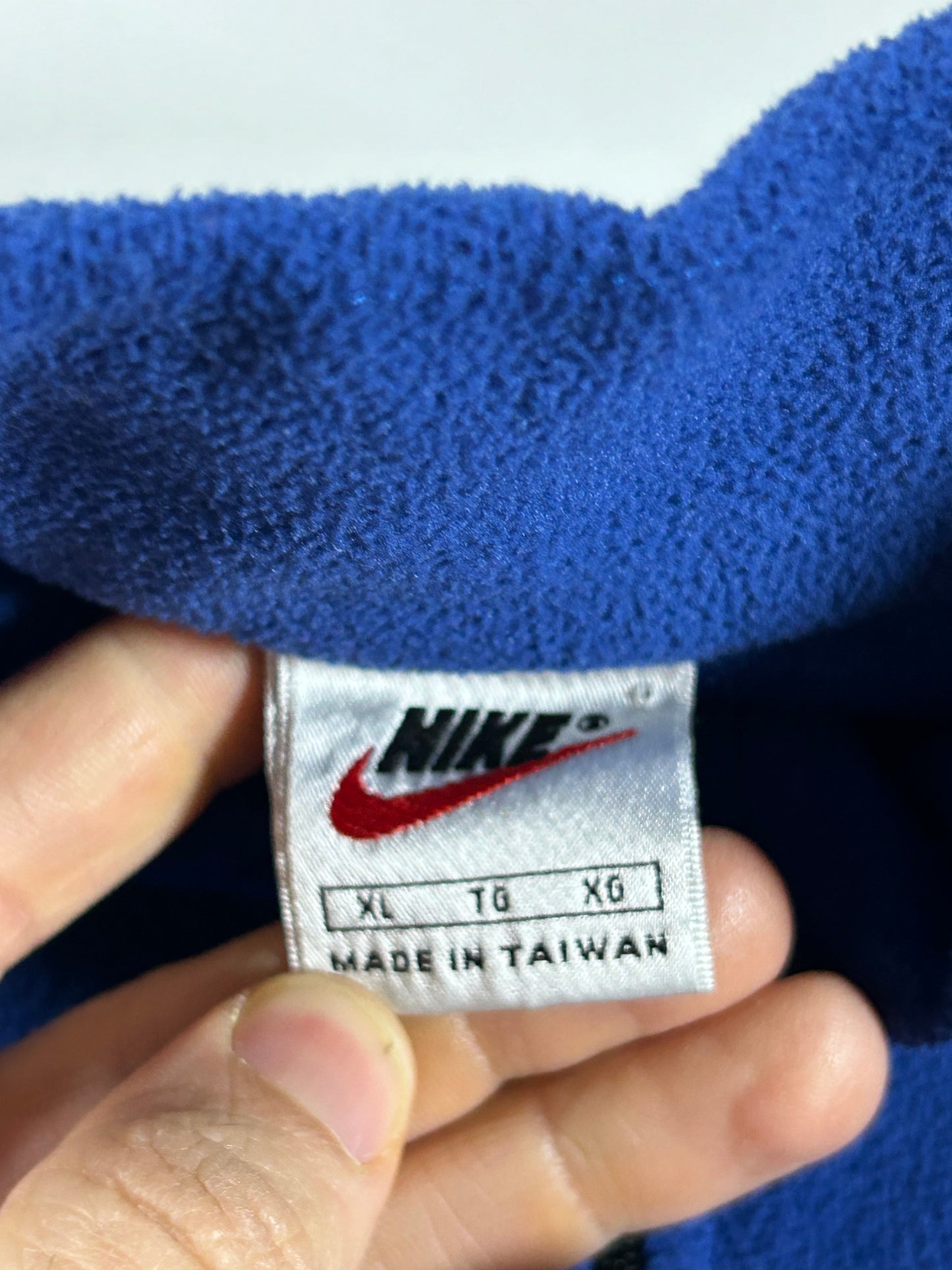 Vintage Nike Winter X Games 1998 1/4 Zip Fleece Pullover Mens Therma FIT XL/L Fit 23.75x31.75 Inches