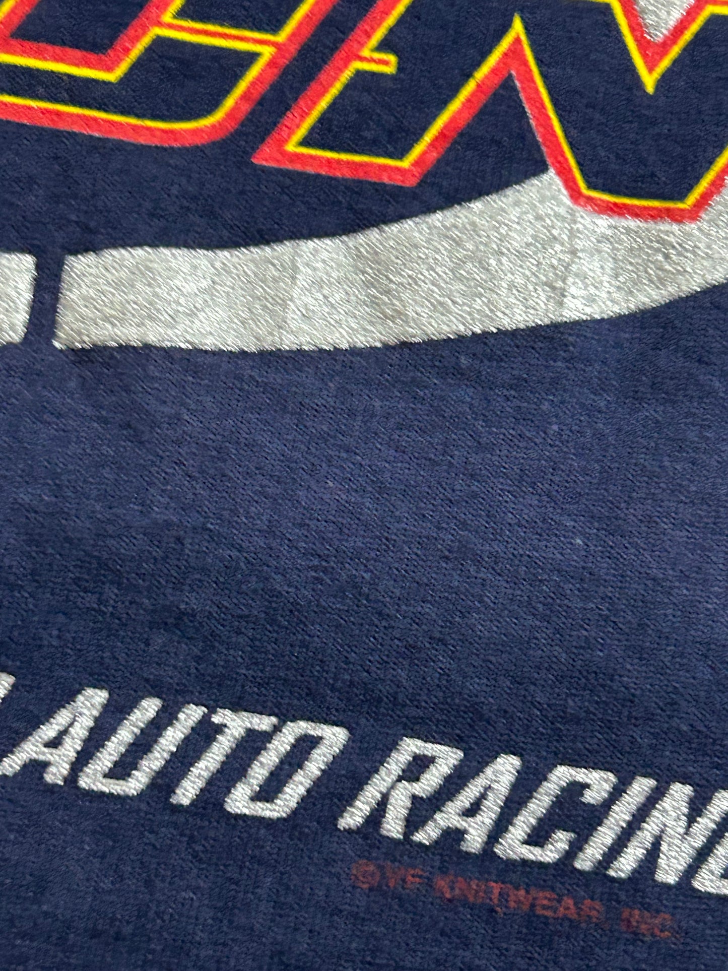 Vintage 2000 Jeff Gordon #24 NASCAR Chase Authentics Tank Top Shirt Medium 19.5x28.25 Inches As Is Navy USA