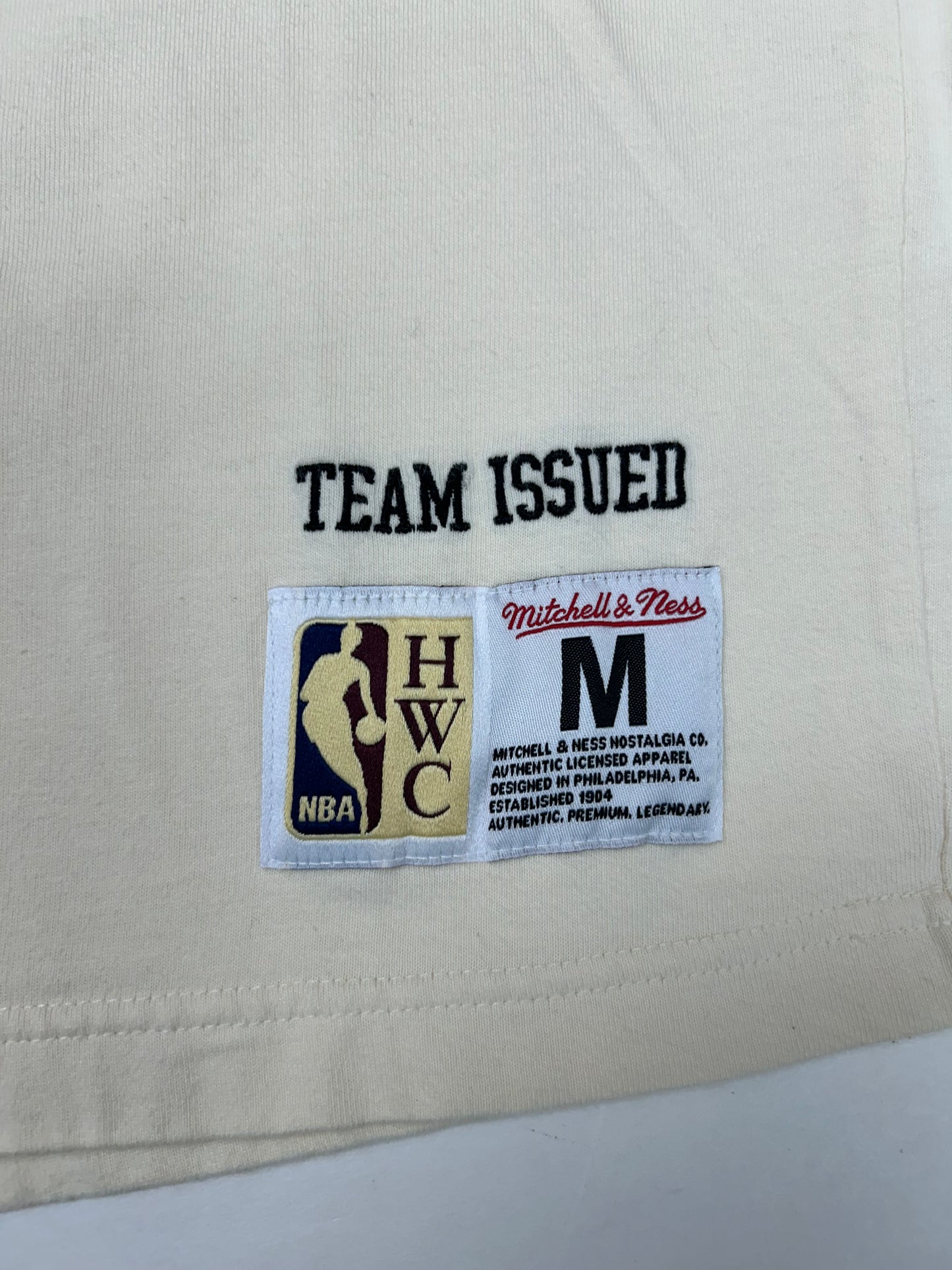 Mitchell & Ness Hardwood Classic Team Issued New York Knicks NBA Tee Medium 21x28.75 Inches