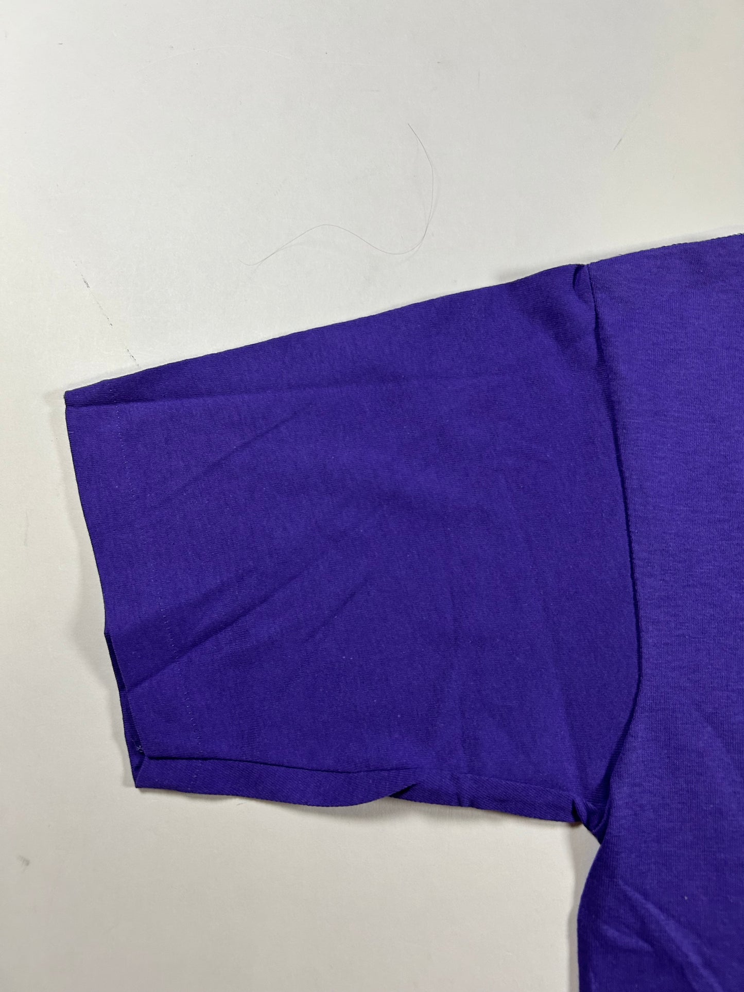 Vintage 1992 San Diego Seashell Destination Vactuon Tee Purple Large/Medium Fit 20.5x30 Inches