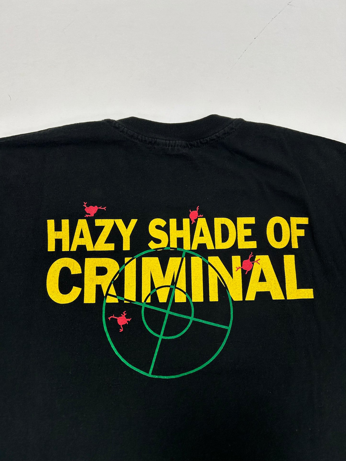 Vintage 1992 Public Enemy Greatest Misses Hazy Shade Of Criminal Rap Music Tee XL 23.25x29 Inches