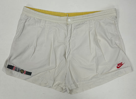 Vintage Nike Challenge Court Andre Agassi Tennis Shorts 90s Rare 19x14.25/15.25 Inches