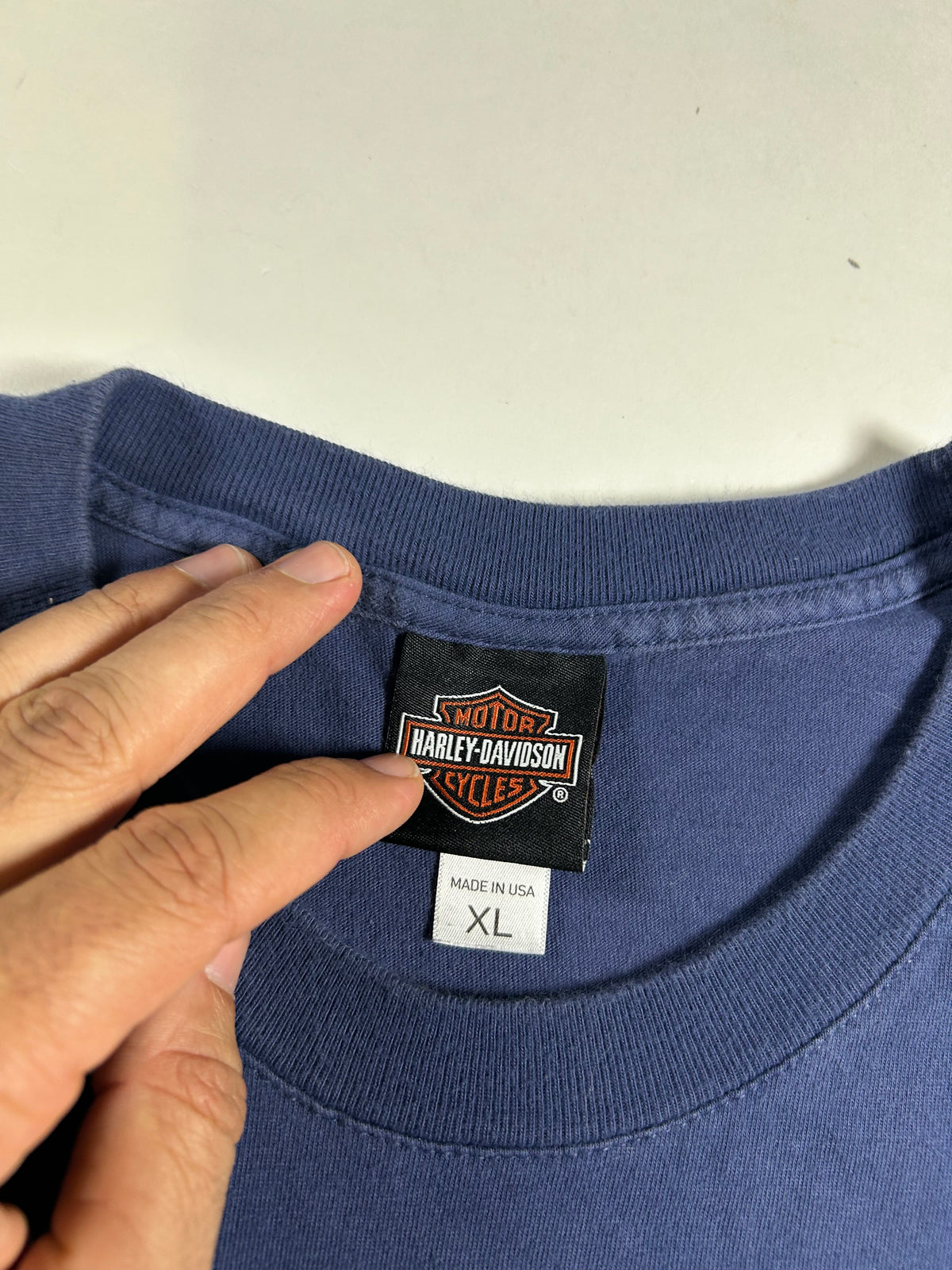 2022 Harley Davidson Motorcycle Of Bergen County Eagle Live Free Rochelle Park, NJ Tee XL 23.5x29.75 Inches