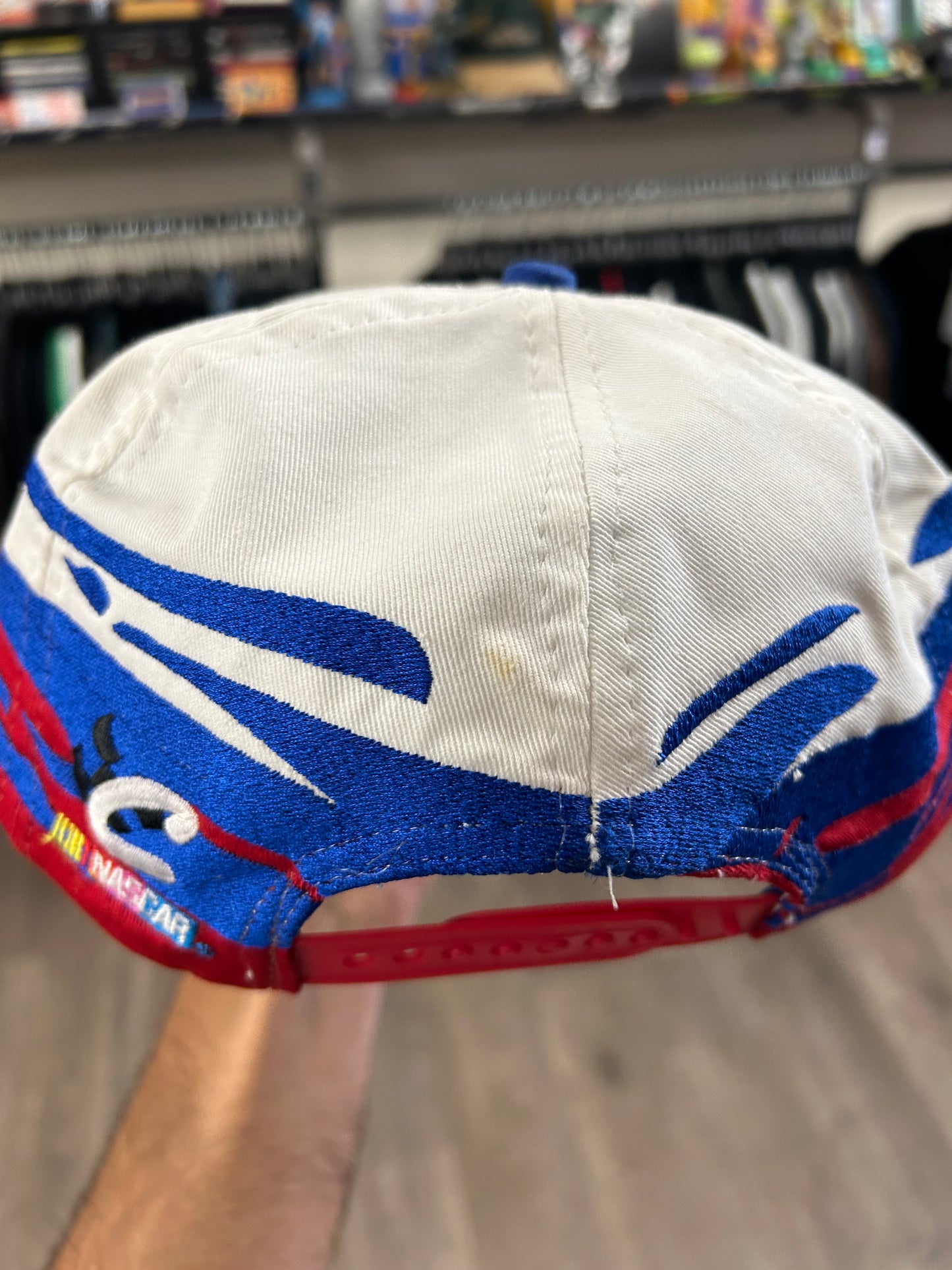 Vintage NASCAR Chase Authentics Dale Earnhardt JR. 3 SnapBack Hat Red,White,Blue
