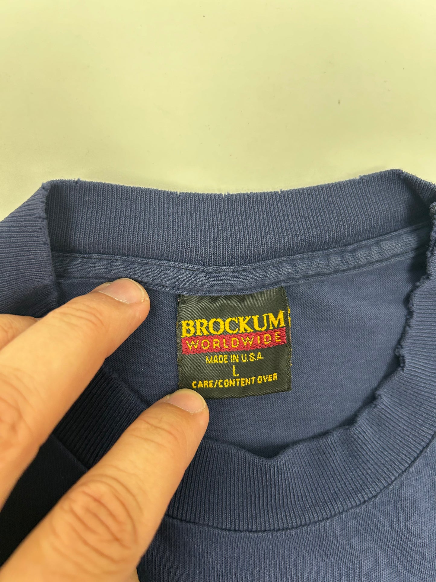 Vintage Live Straight Outta York Tour 1994 Music Shirt Brockum M/L Fit 20.25x27.5 Inches Perfectly Worn In As Is