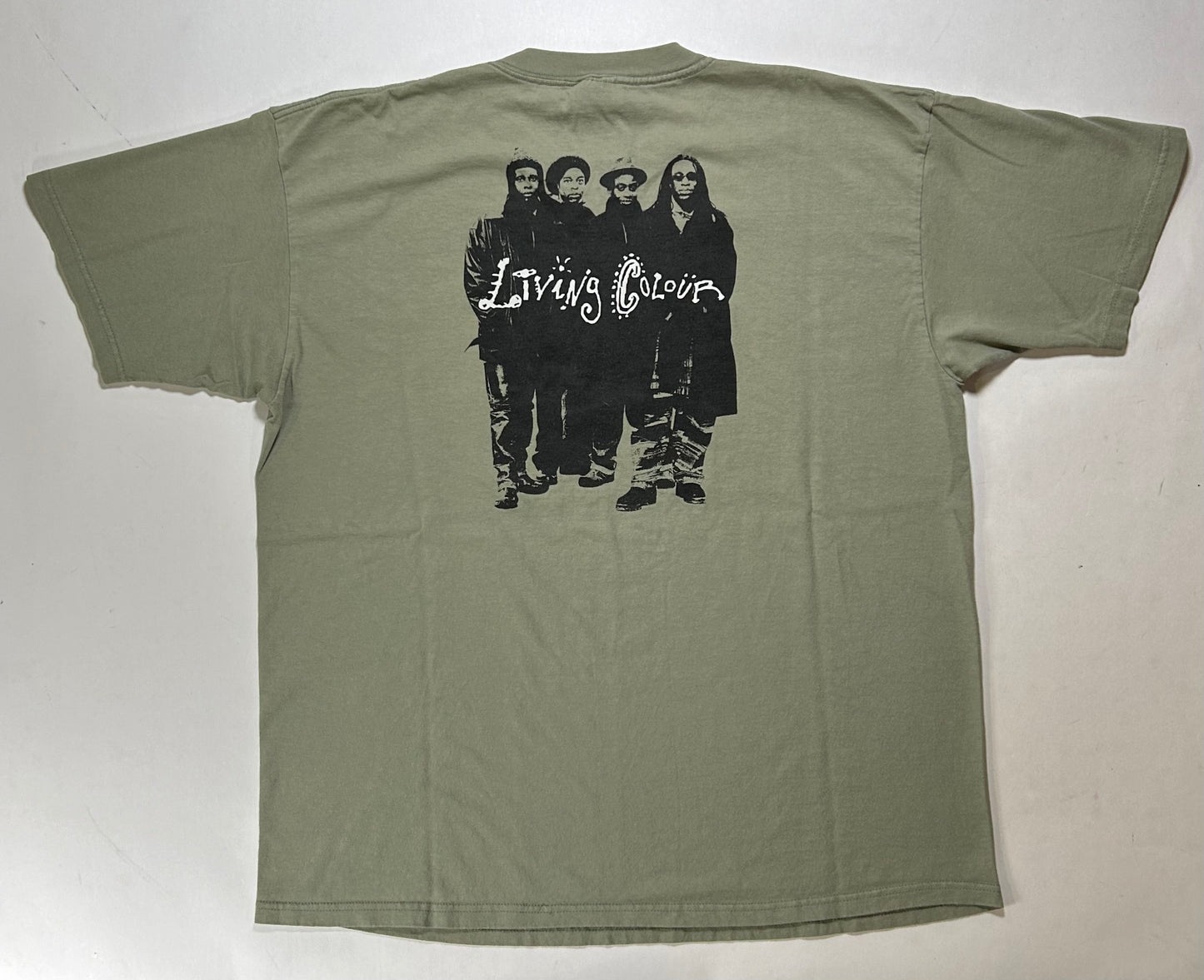 Living Colour Whats Your Favourite Colour Shirt Music Band Tee Rock 2000s XL 24x29.5 Inches