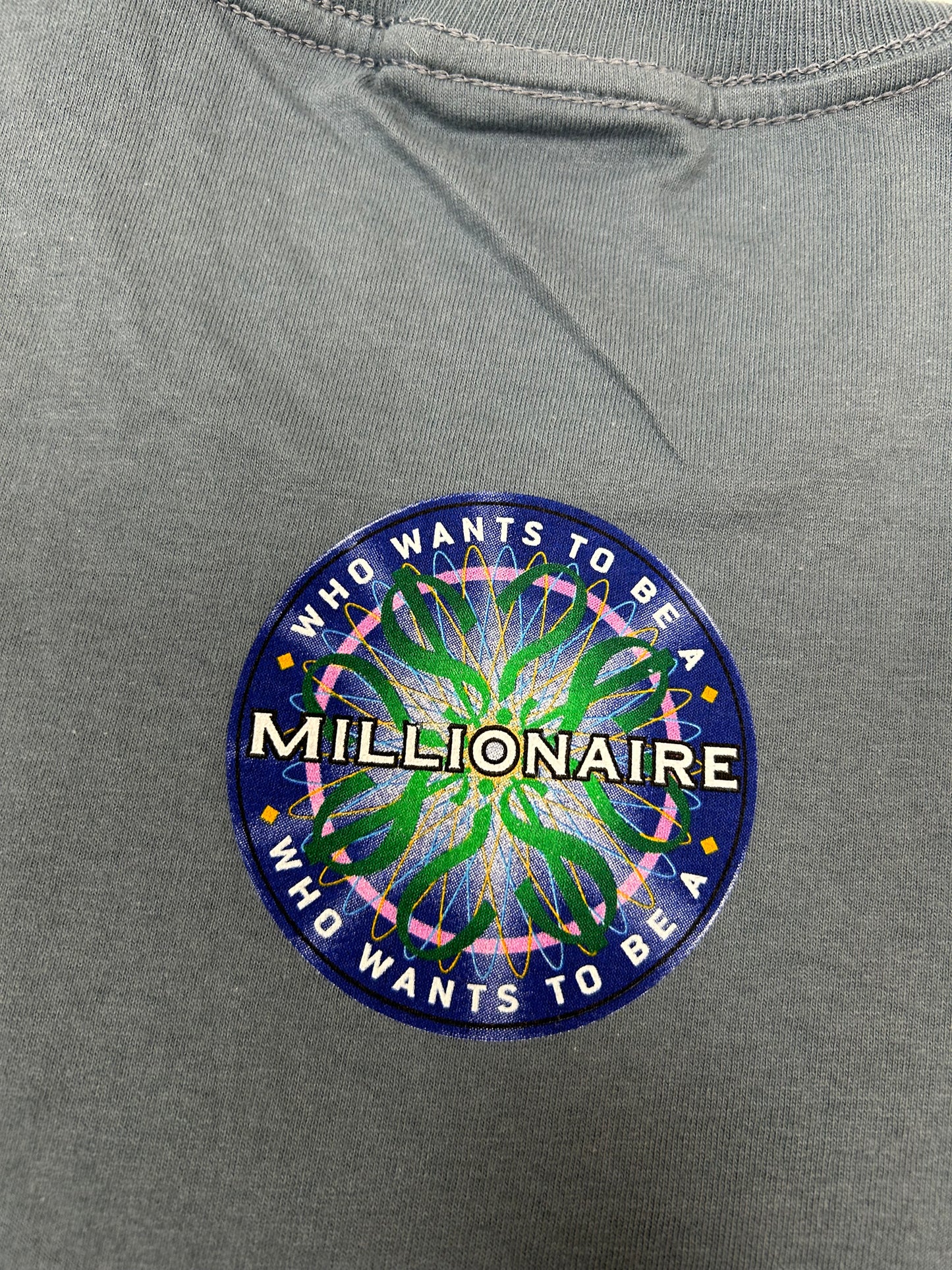 Vintage Who Wants To Be A Millionaire Regis Philbin TV Show Promo Tee XL