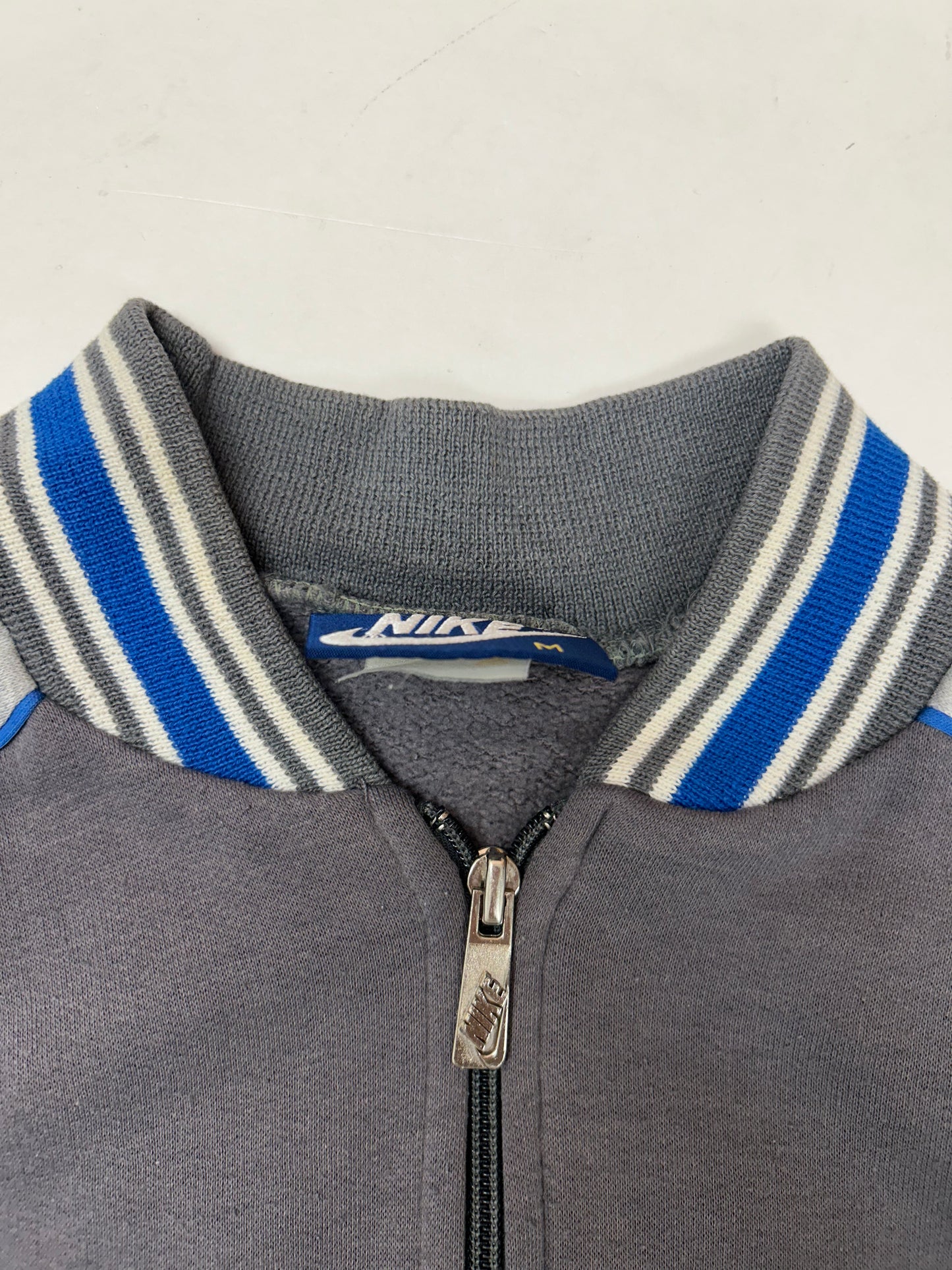Vintage 80s Nike Zip Jacket Sweatshirt Small Fit 22x23 Inches
