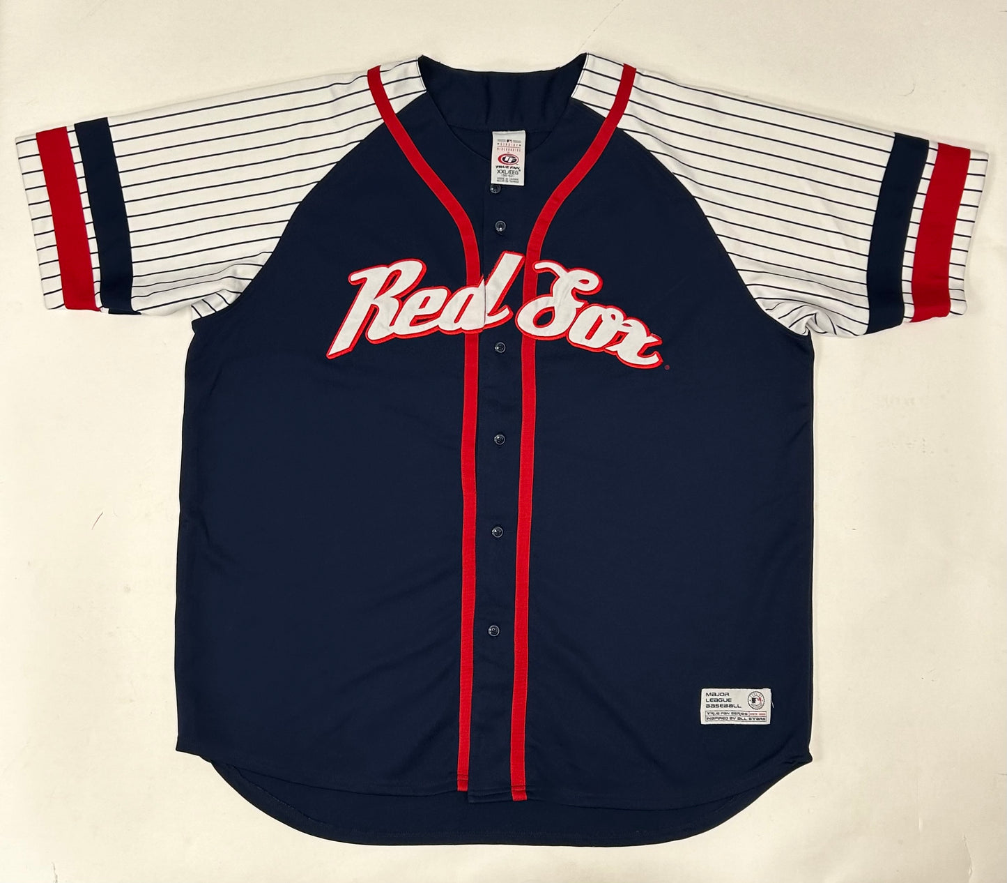 Vintage Boston Red Sox Stitched MLB Baseball True Fan Series Jersey Blank 2XL 28.5x33.75/35.5 Inches