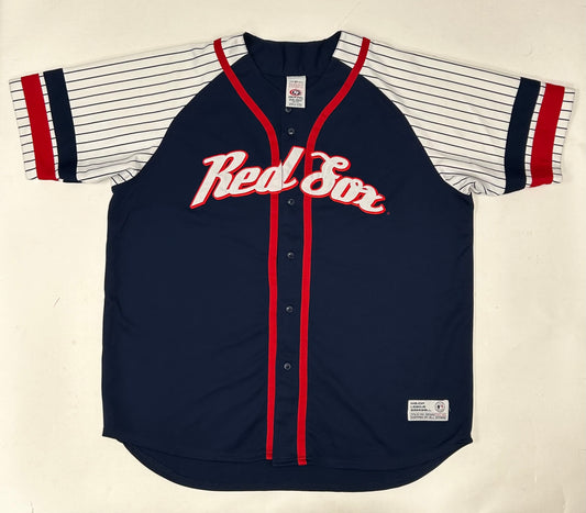Vintage Boston Red Sox Stitched MLB Baseball True Fan Series Jersey Blank 2XL 28.5x33.75/35.5 Inches