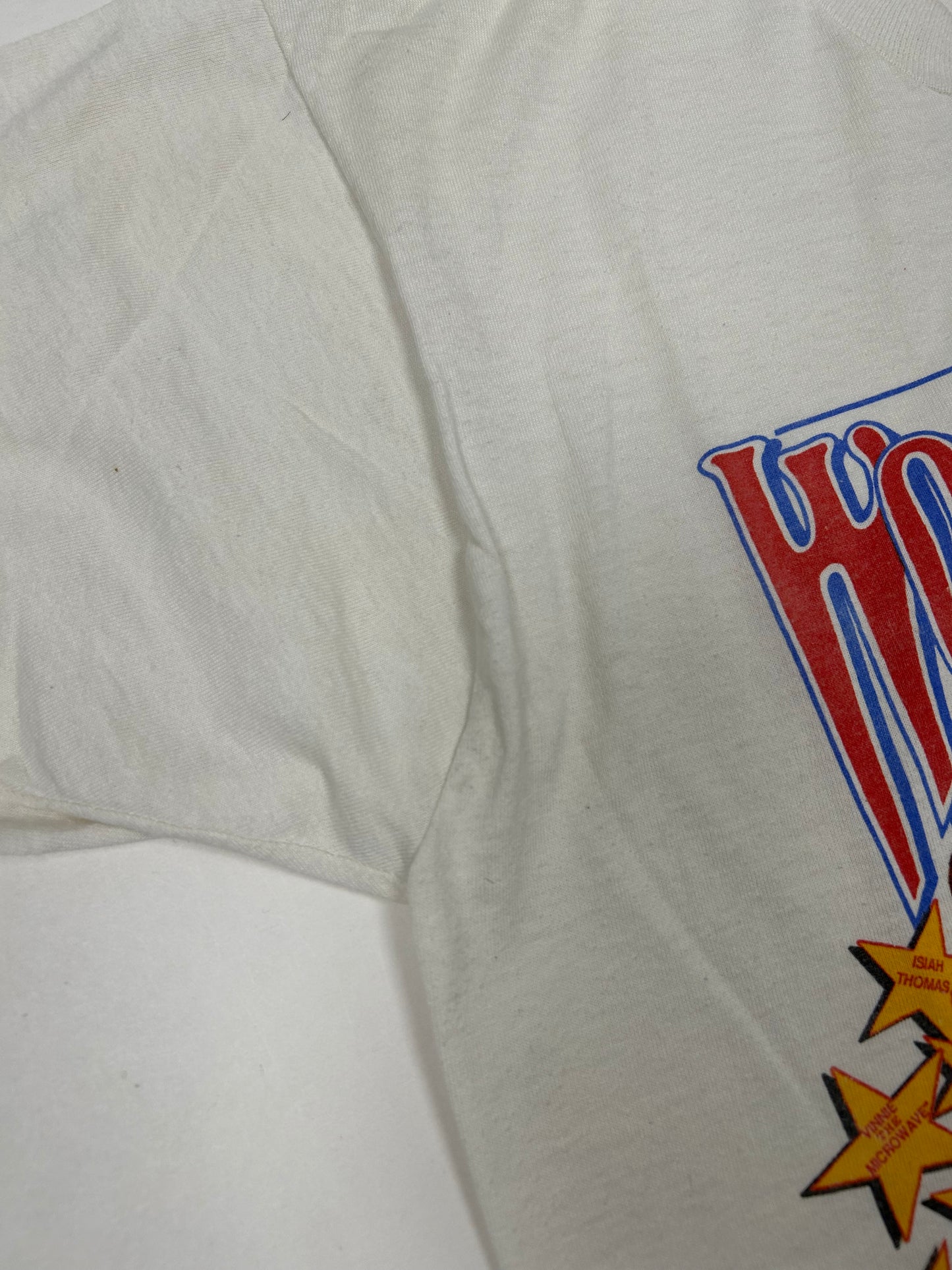 Vintage 1989 Detroit Pistons World Champs Caricature Tee Salem Sportswear M/L