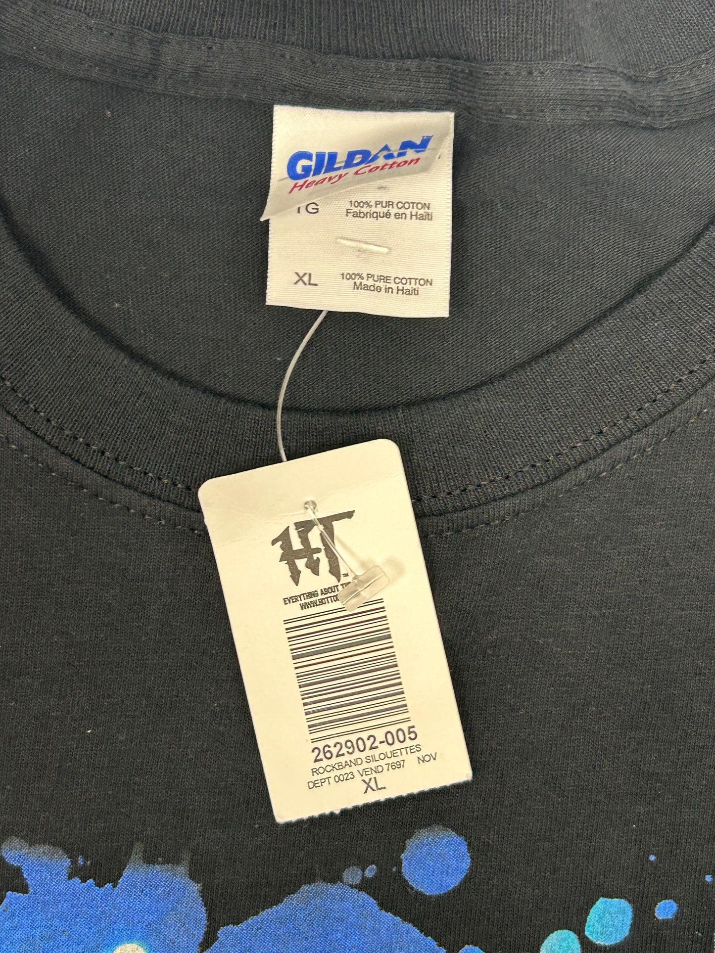 Vintage 2007 Rockband Video Game promo Tee DS Brand New XL+ 24.5x31.5 Inches