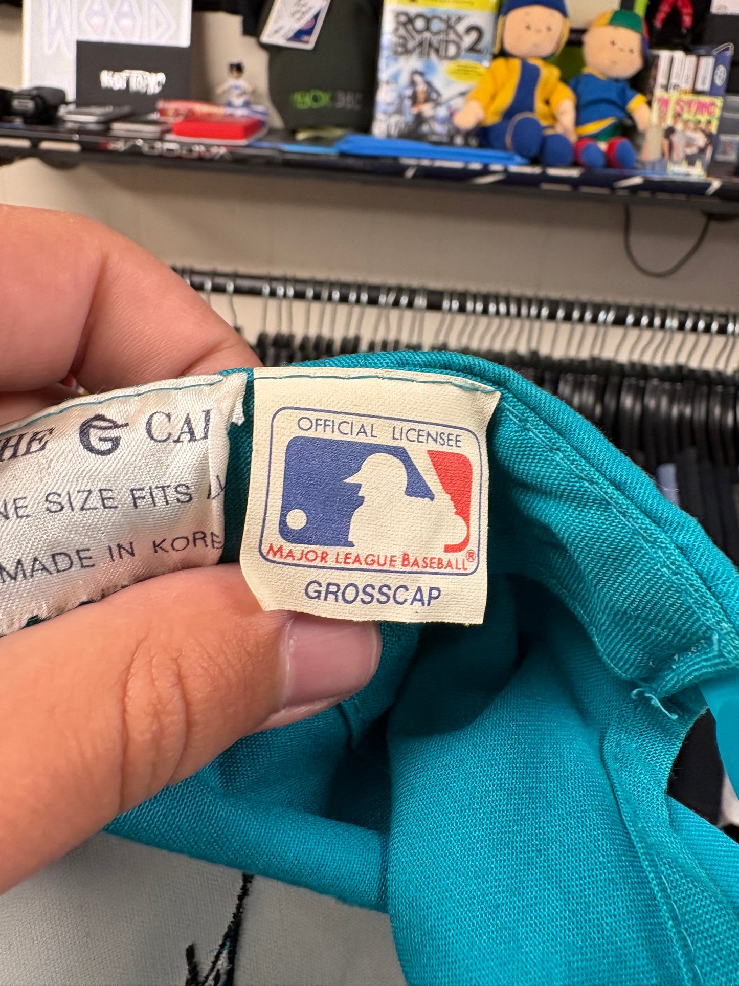 Vintage Florida Marlins Blue snapback hat
