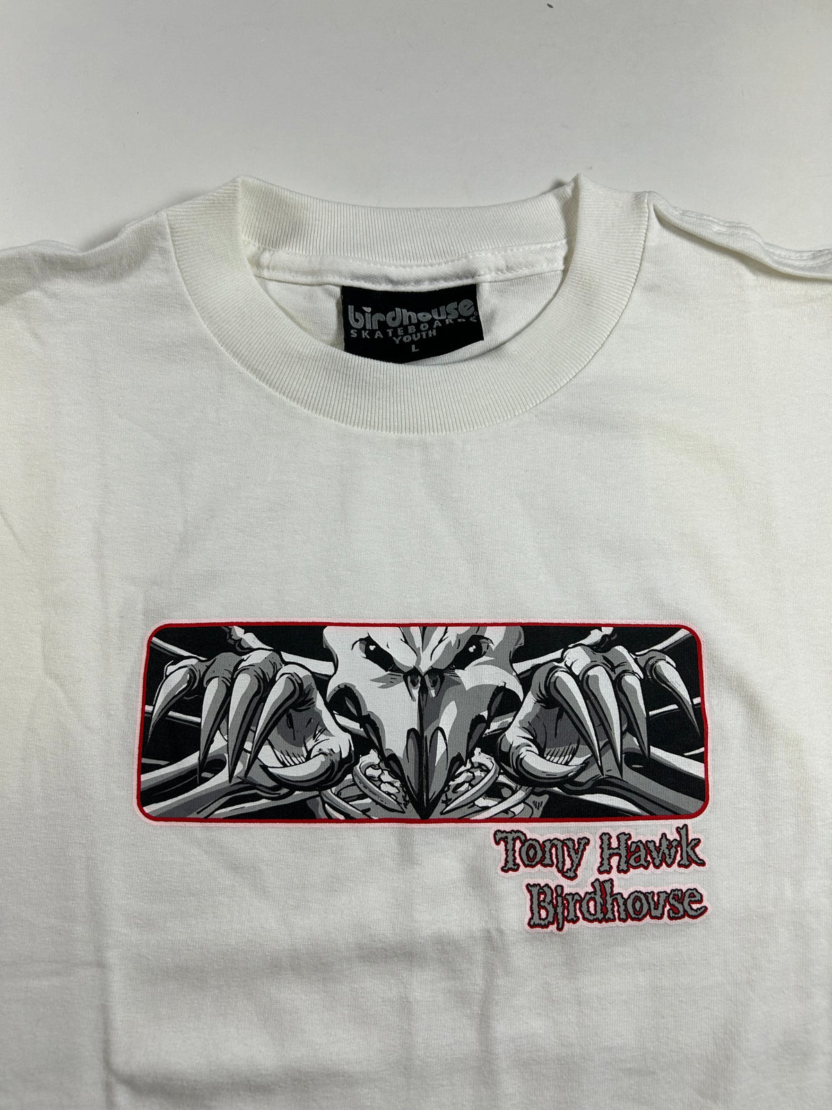 Vintage Birdhouse Skateboards Tony Hawk Falcon 3 Graphic Skateboard Tee 2000-01
