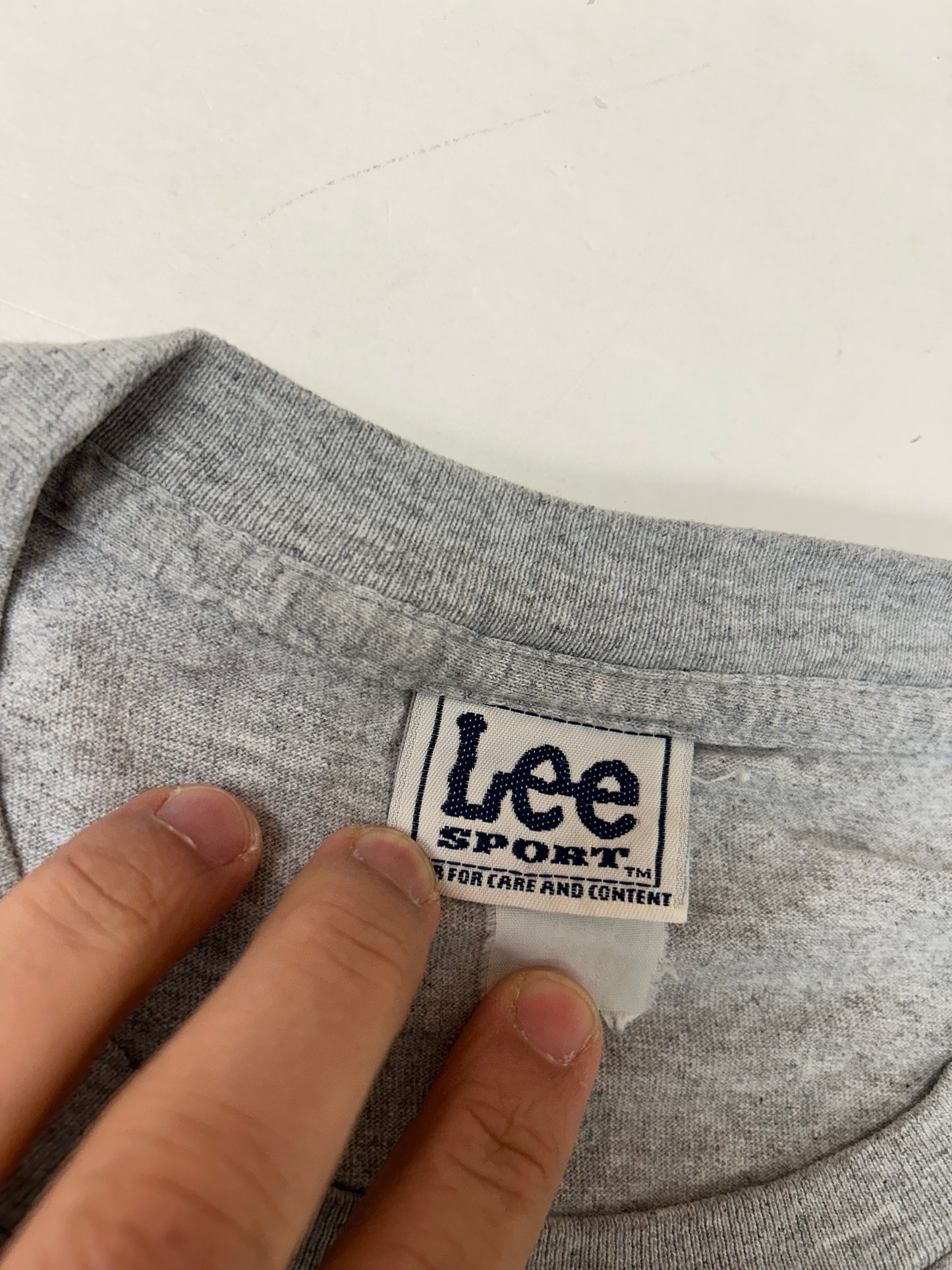 Vintage Lee Sport Boston Bruins NHL Tee XL 24x30.25 Inches