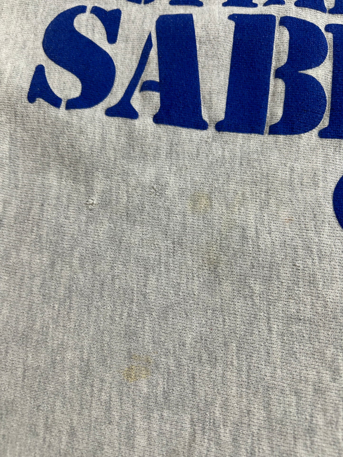 Vintage Buffalo Sabres NHL Champion Reverse Weave Crewneck Sweatshirt 21.75x27.5 Inches Mediumish/Smallish Fit As Is Has Wear
