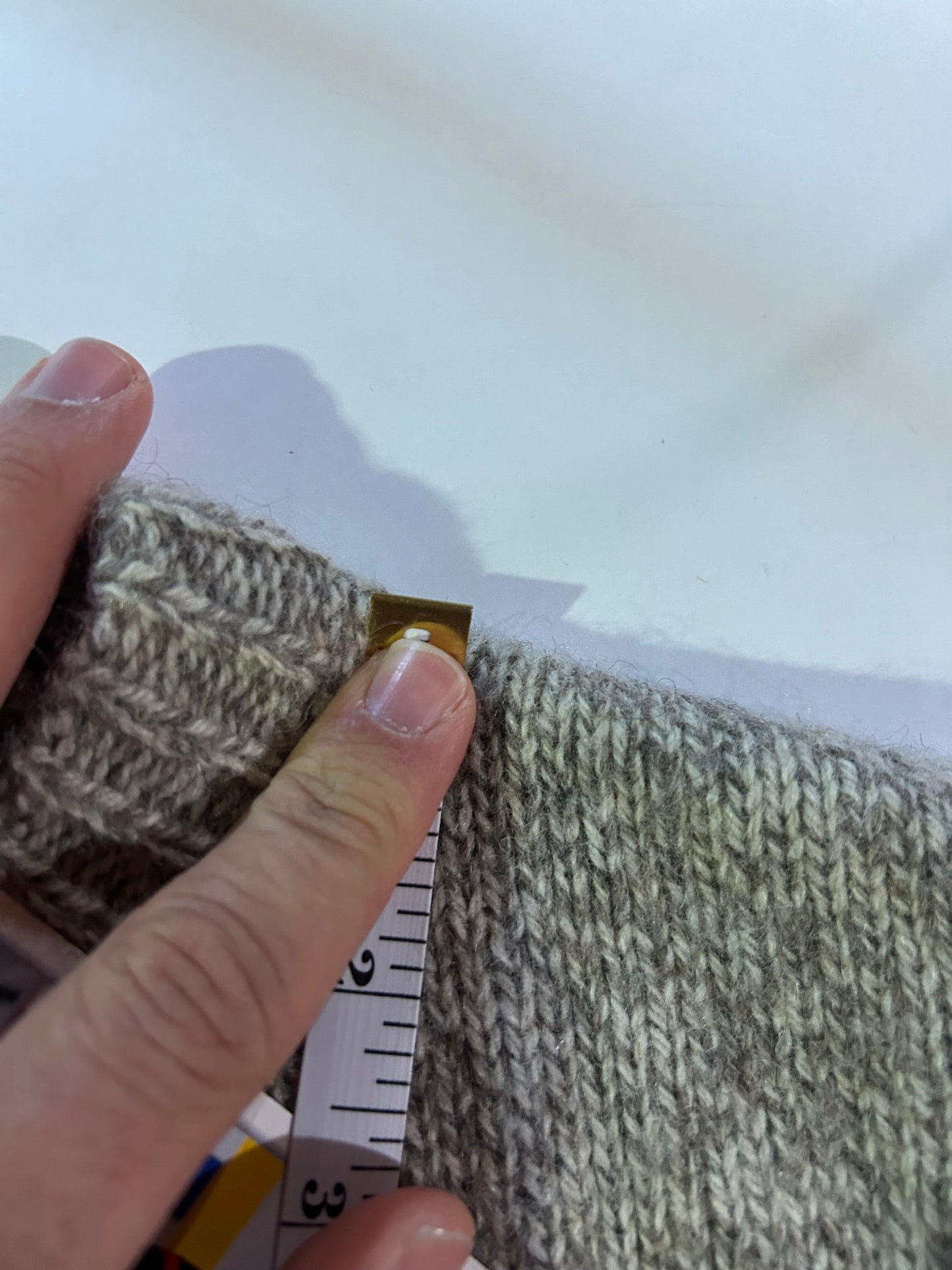 Vintage Victoria Dry Goods Sweater Made in USA Striped 23.25x27 Inches Medium