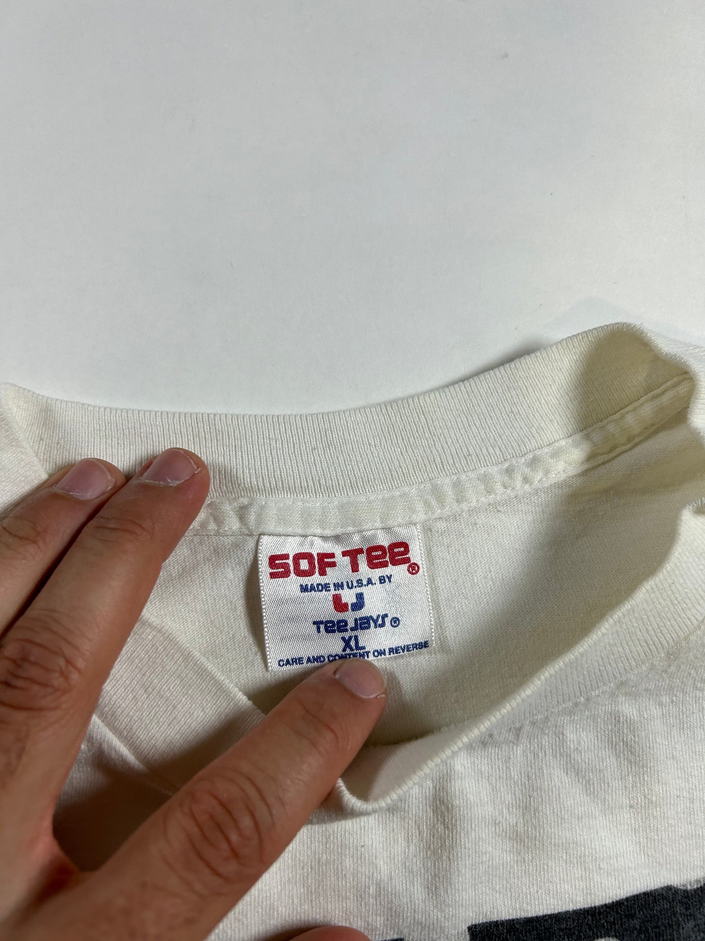 Vintage 1990 M.C. Escher Shirt White All Over Rare Print Art Single Stitch 23x27.75 Inches As Is