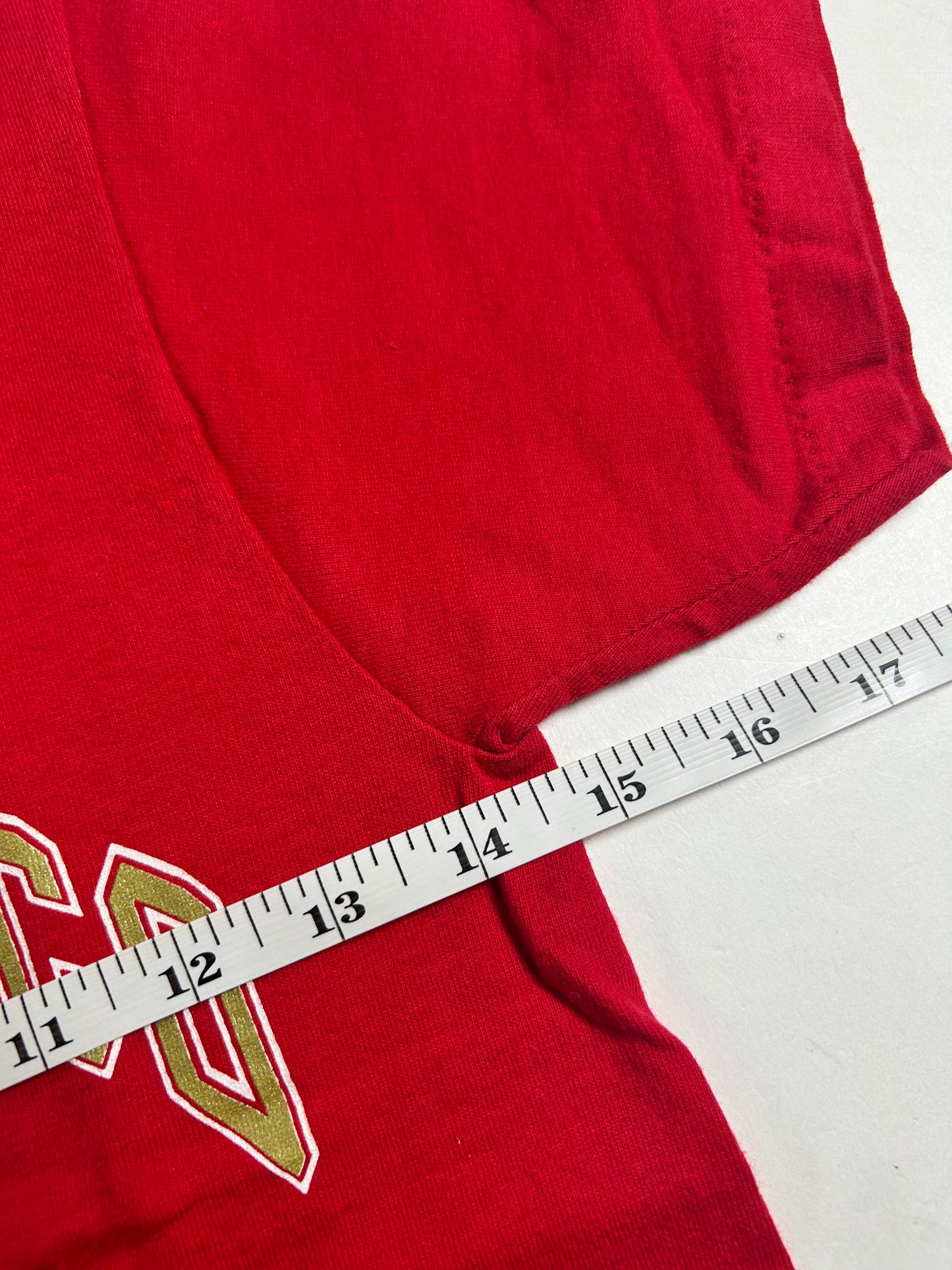 Vintage 1994 San Francisco 49ers NFL Logo 7 Youth S 8 Tee 14.75x19.25 Inches 90s