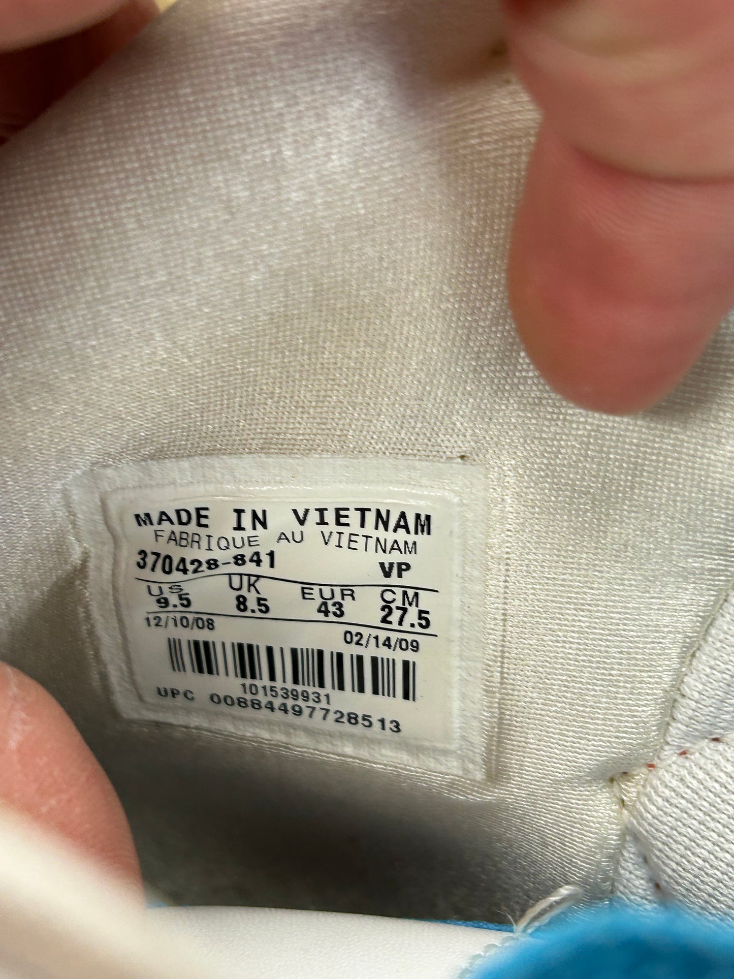 2009 Nike Fred Flintstone Big High QK Sneakers 9.5 370428841 Great Condition No Box As Is