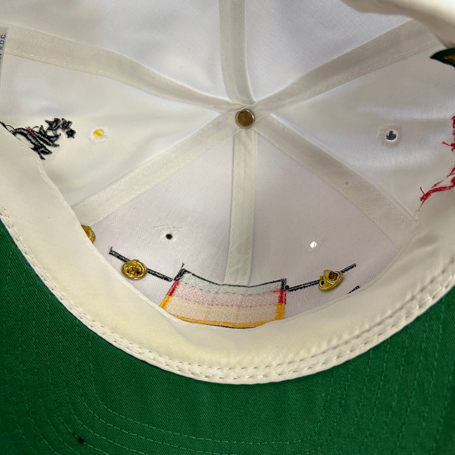 Vintage The Game Atlanta 1996 Olympic Games Germany Logo SnapBack Hat With 3 Pins