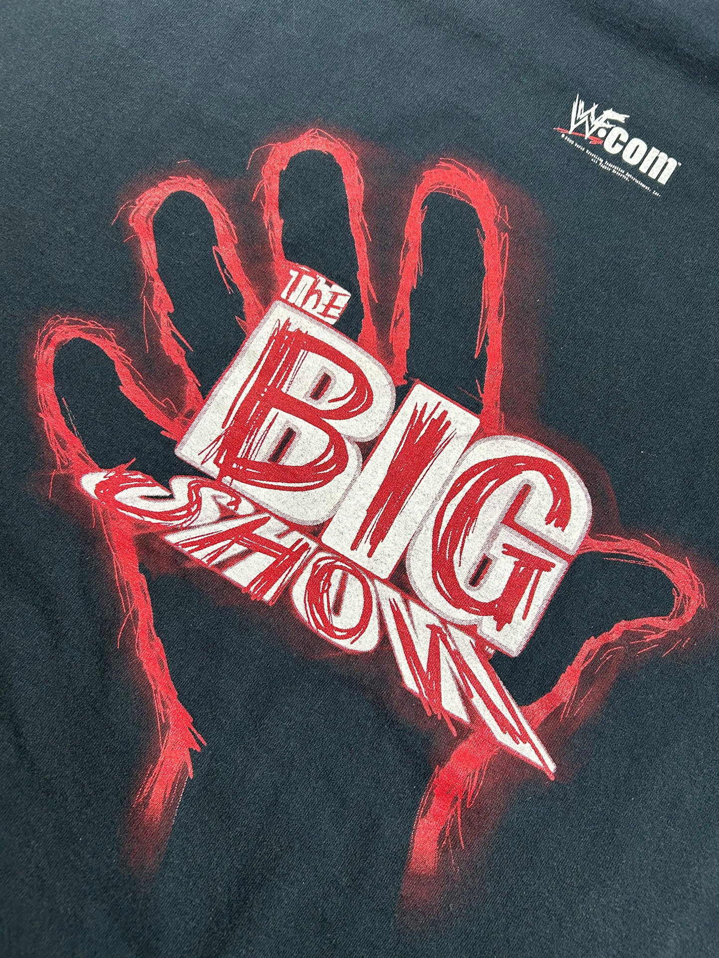 Vintage 2000 The Big Show Big Nasty Bastard WWF WWE Wrestling T Shirt Size 2XL 24.75x30.5 Inches 2000s