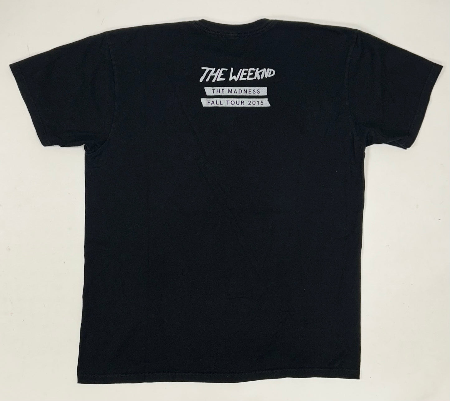 The Weeknd 2015 Fall “The Madness” Tour Newark New Jersey Concert Shirt Large 21.5x27.5 Inches